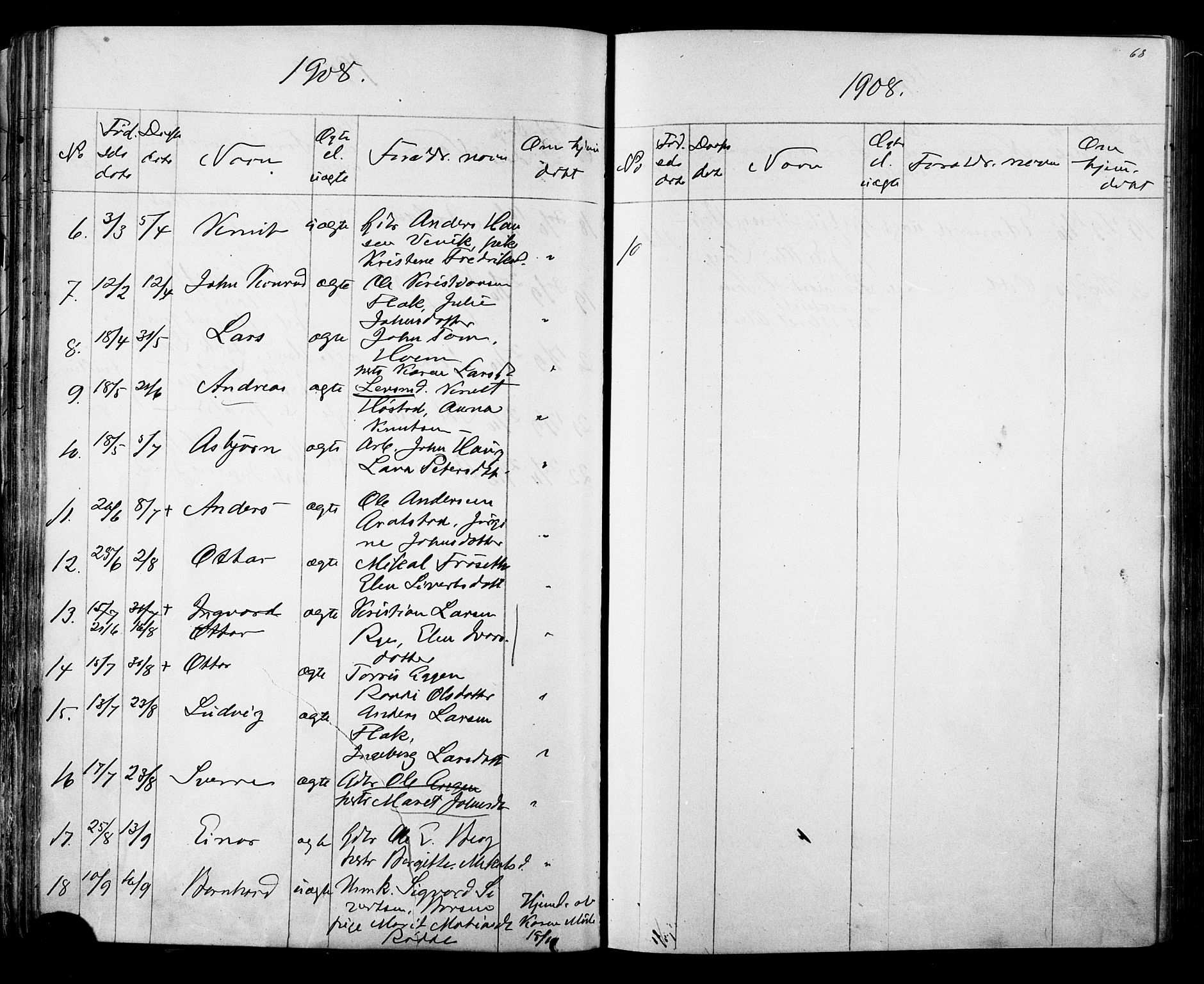 Ministerialprotokoller, klokkerbøker og fødselsregistre - Sør-Trøndelag, SAT/A-1456/612/L0387: Klokkerbok nr. 612C03, 1874-1908, s. 68