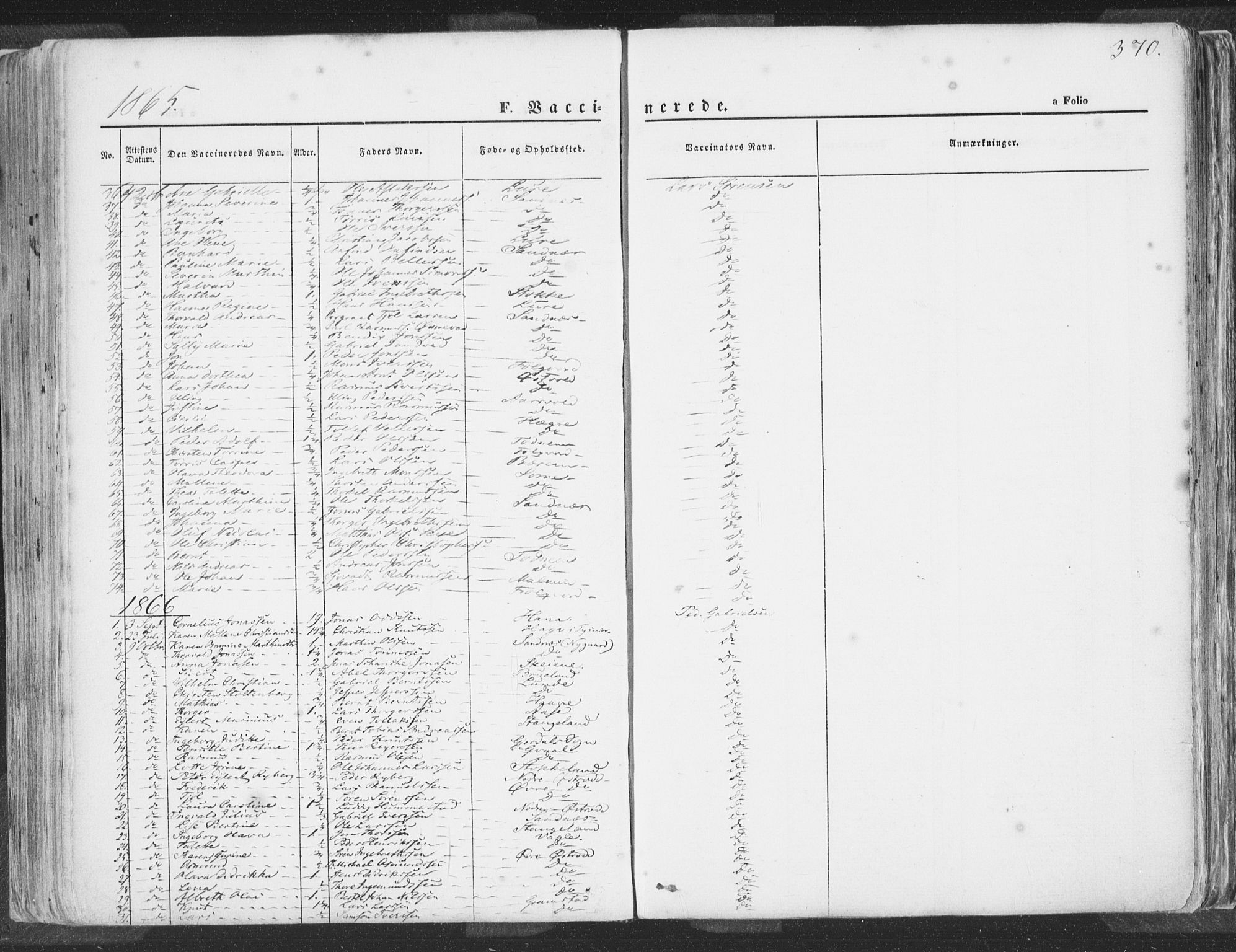 Høyland sokneprestkontor, AV/SAST-A-101799/001/30BA/L0009: Ministerialbok nr. A 9.2, 1857-1877, s. 370