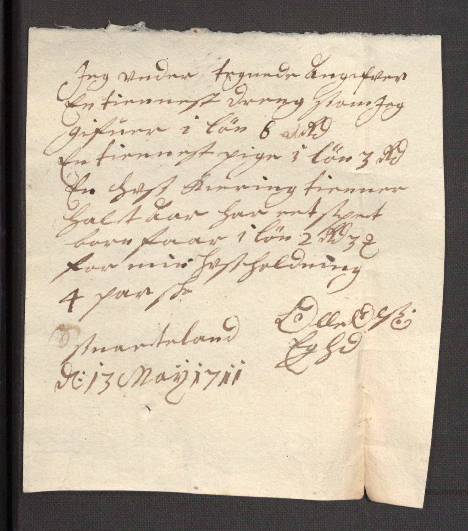 Rentekammeret inntil 1814, Reviderte regnskaper, Fogderegnskap, AV/RA-EA-4092/R36/L2121: Fogderegnskap Øvre og Nedre Telemark og Bamble, 1711, s. 293