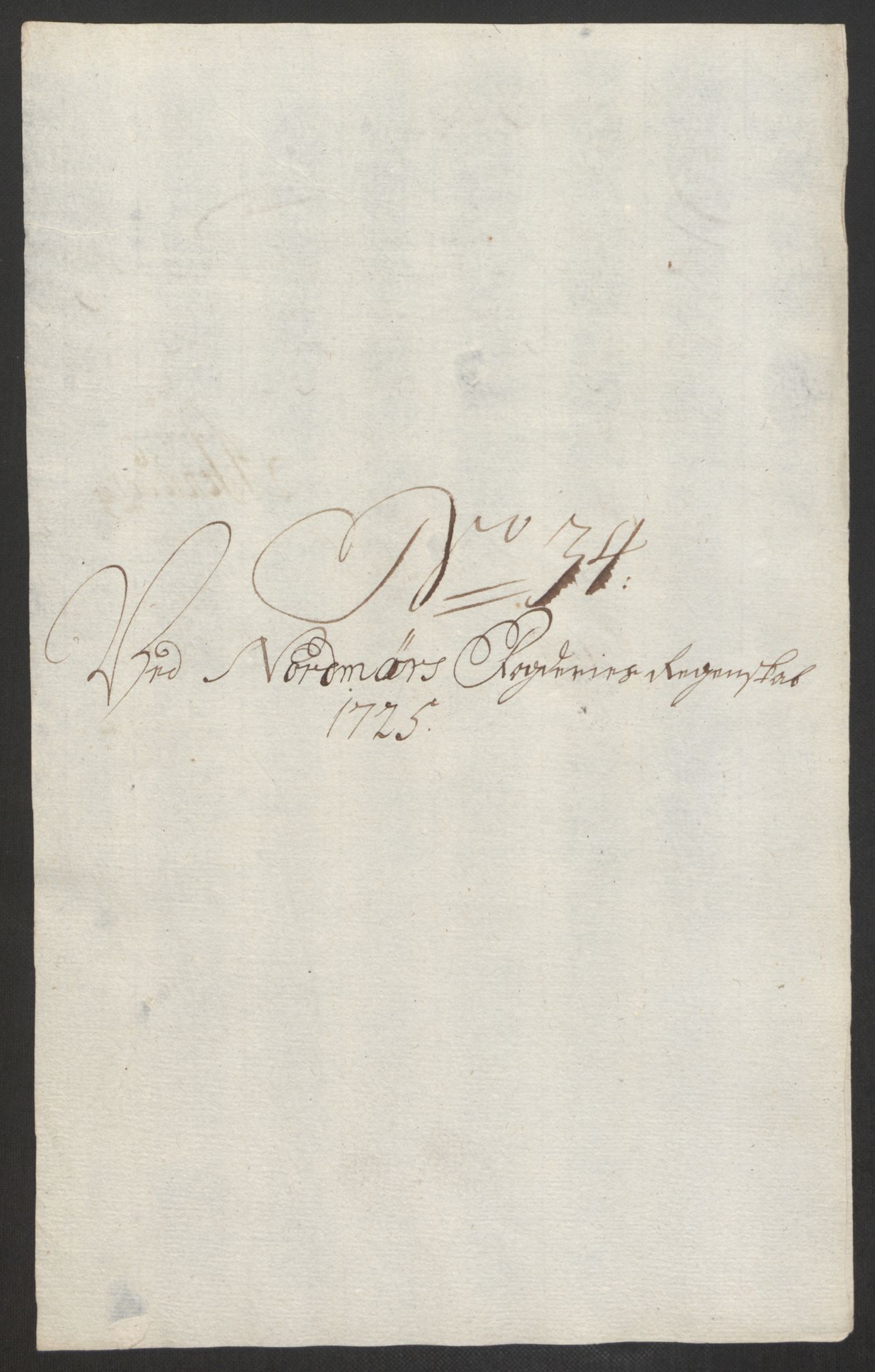 Rentekammeret inntil 1814, Reviderte regnskaper, Fogderegnskap, RA/EA-4092/R56/L3758: Fogderegnskap Nordmøre, 1725, s. 250