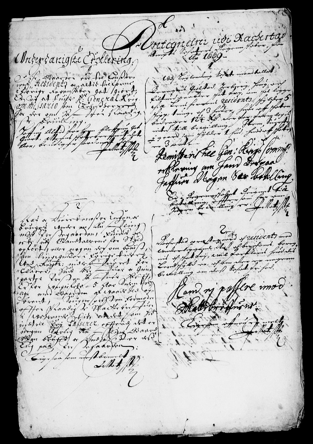 Rentekammeret inntil 1814, Reviderte regnskaper, Lensregnskaper, AV/RA-EA-5023/R/Rb/Rbd/L0013: Maria kirke prosti gods og Rakkestad len, 1669-1694