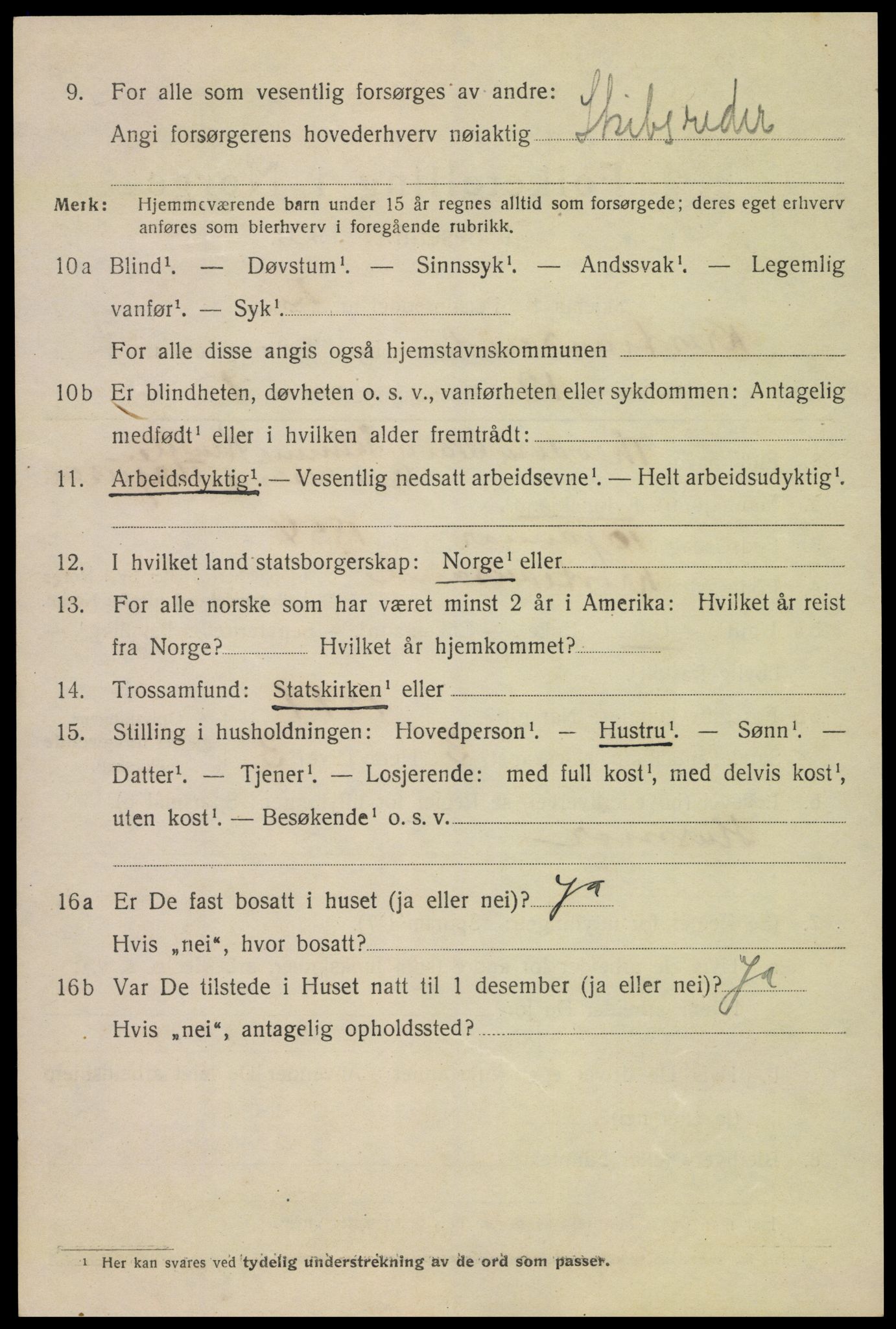 SAK, Folketelling 1920 for 1001 Kristiansand kjøpstad, 1920, s. 20242