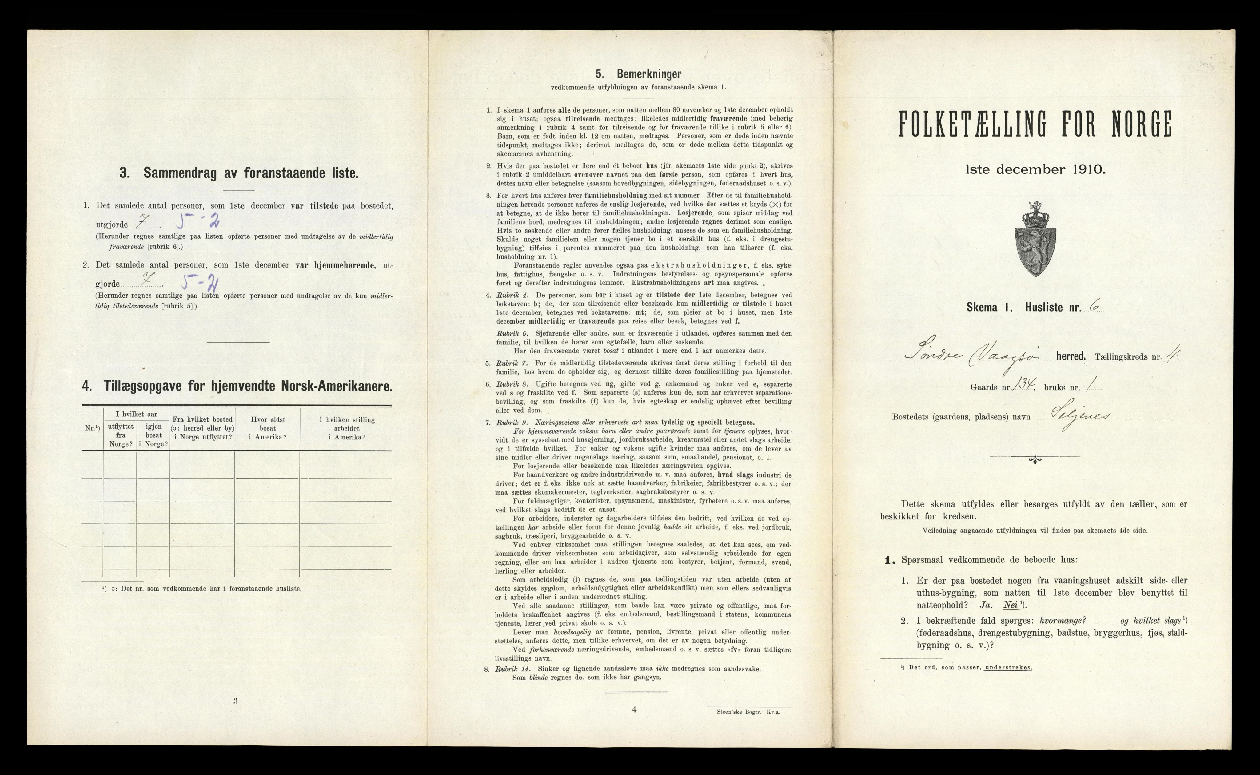RA, Folketelling 1910 for 1439 Sør-Vågsøy herred, 1910, s. 398
