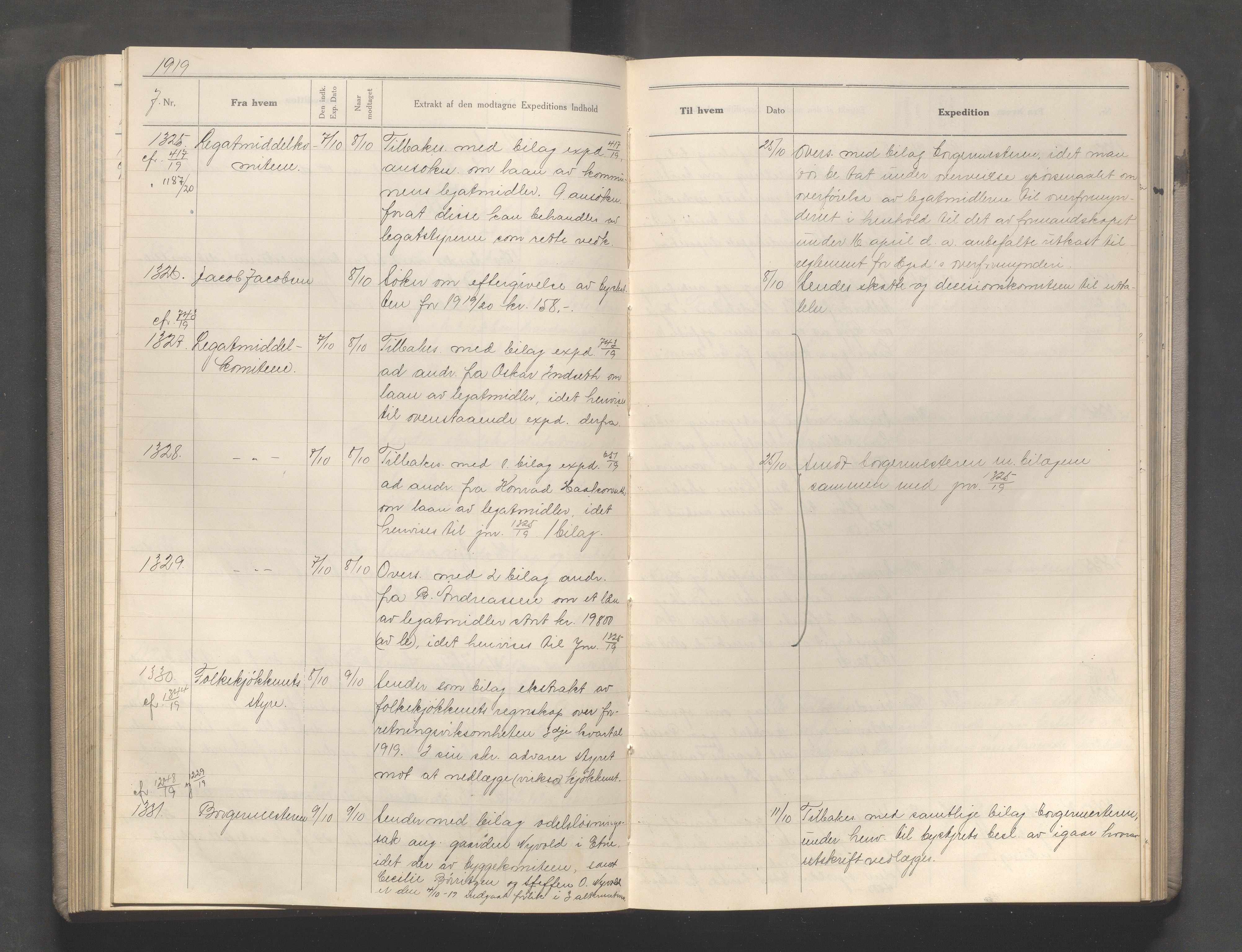 Haugesund kommune - Formannskapet, IKAR/X-0001/C/L0009: Journal, 1919-1920, s. 108