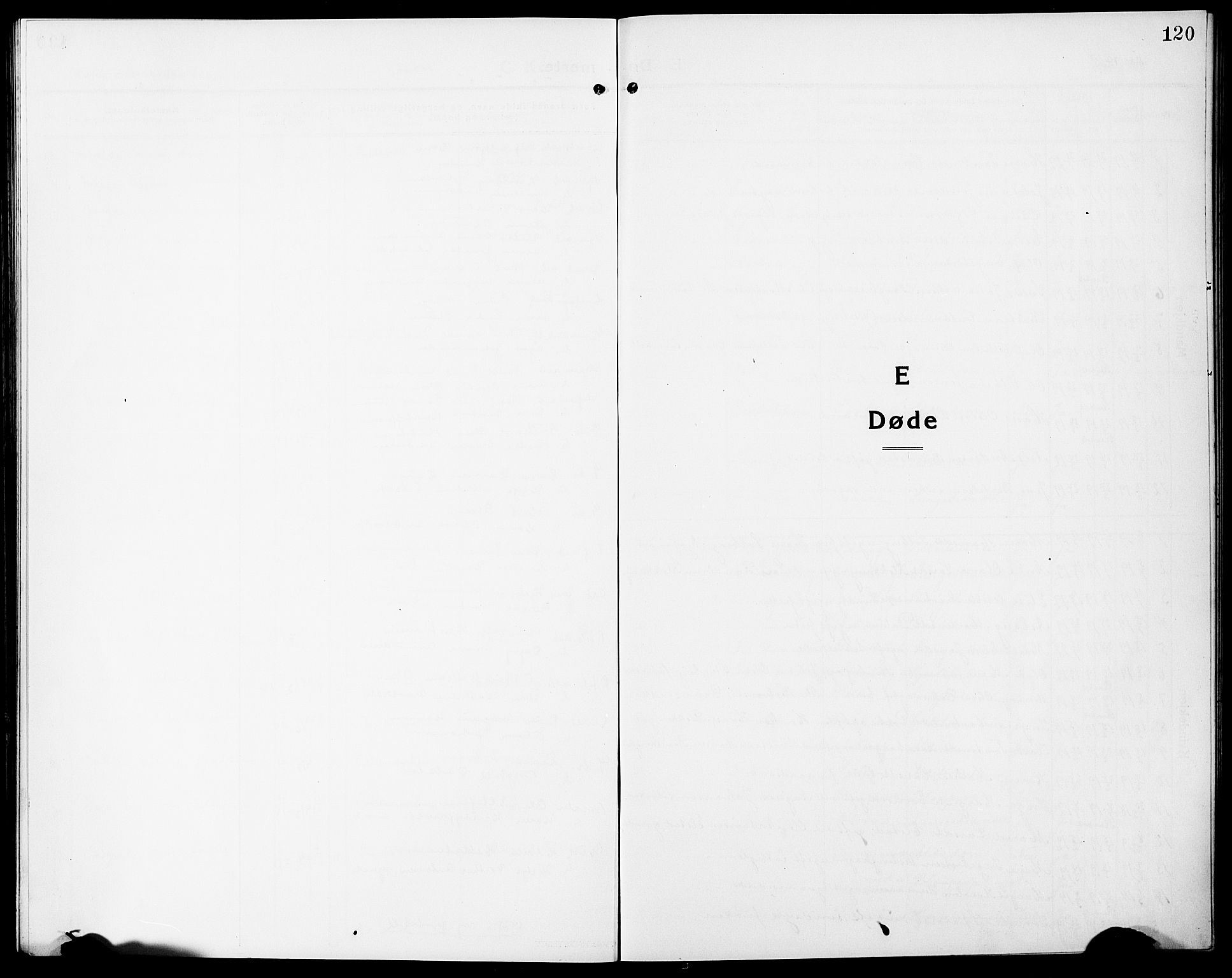 Eidsvoll prestekontor Kirkebøker, SAO/A-10888/G/Ga/L0009: Klokkerbok nr. I 9, 1914-1927, s. 120