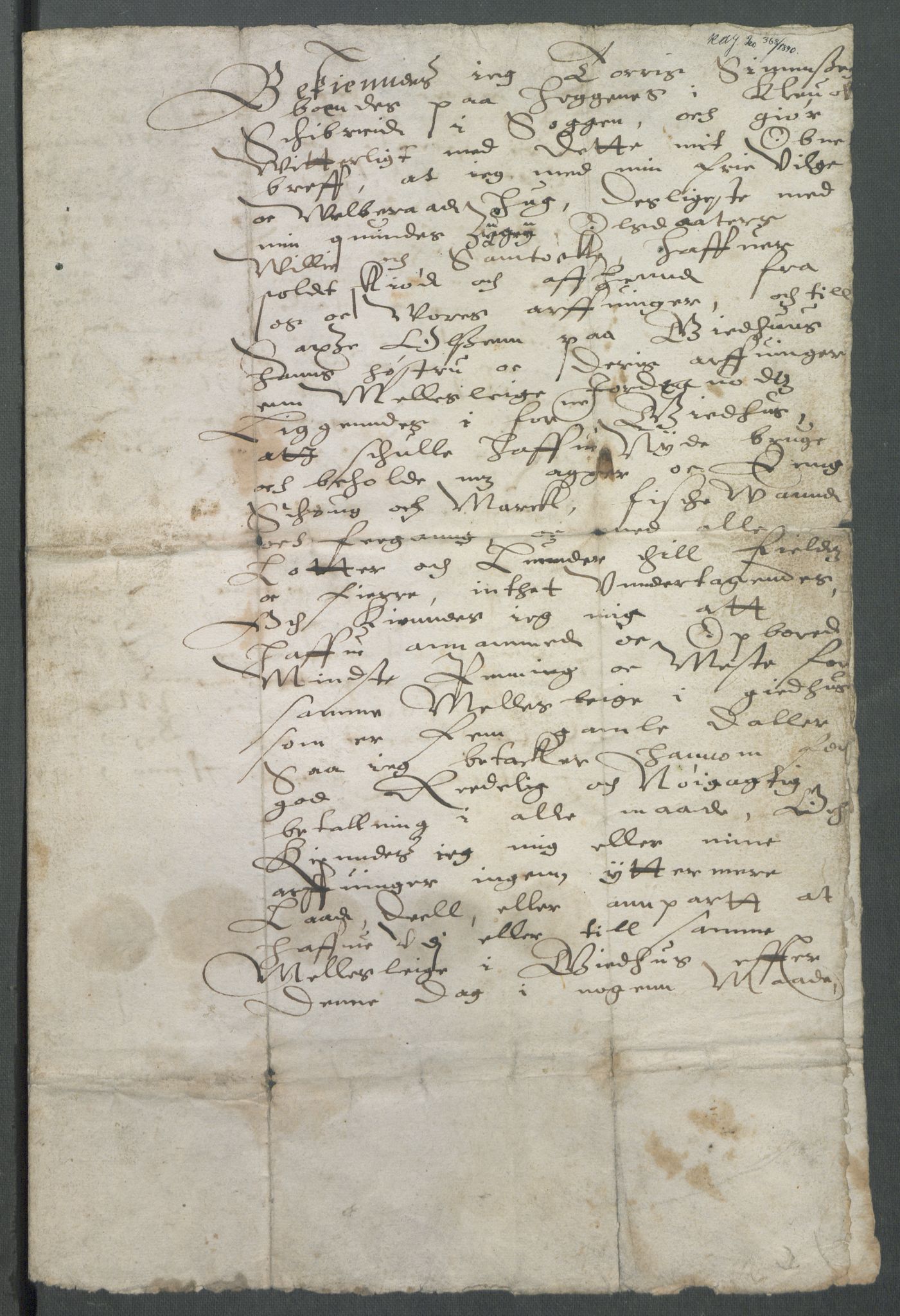 Riksarkivets diplomsamling, AV/RA-EA-5965/F02/L0118: Dokumenter, 1609, s. 66