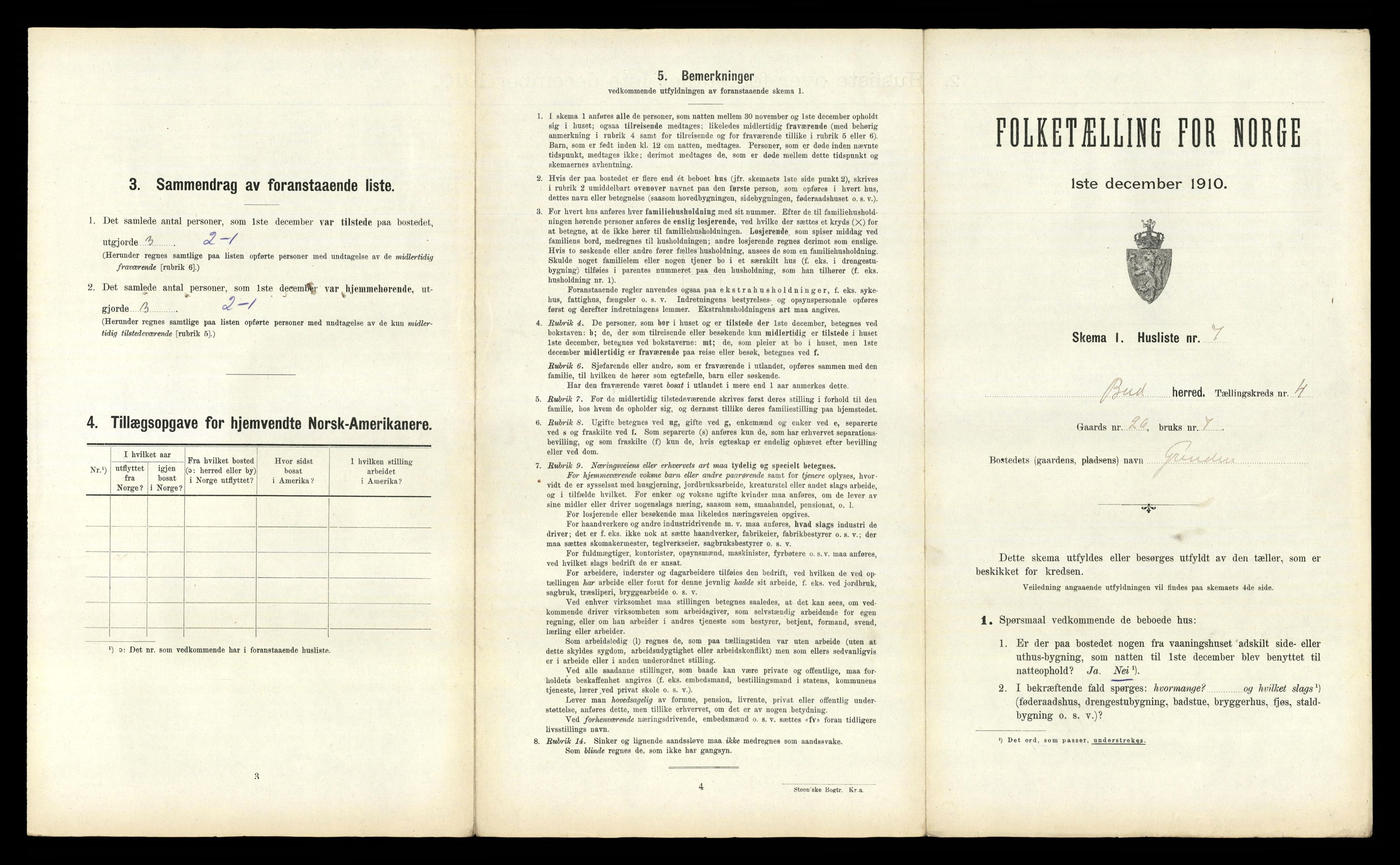 RA, Folketelling 1910 for 1549 Bud herred, 1910, s. 583