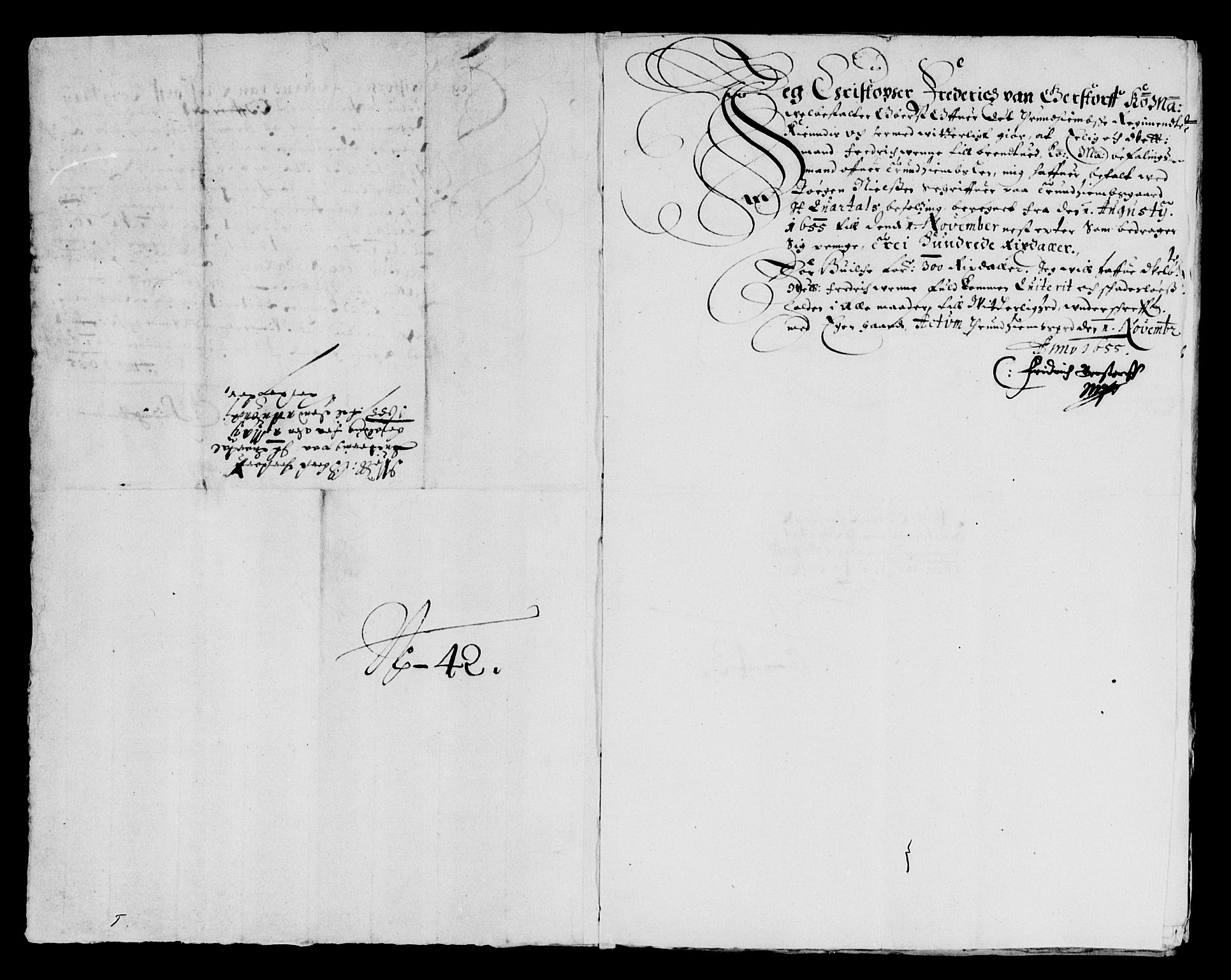 Rentekammeret inntil 1814, Reviderte regnskaper, Lensregnskaper, AV/RA-EA-5023/R/Rb/Rbw/L0124: Trondheim len, 1642-1656