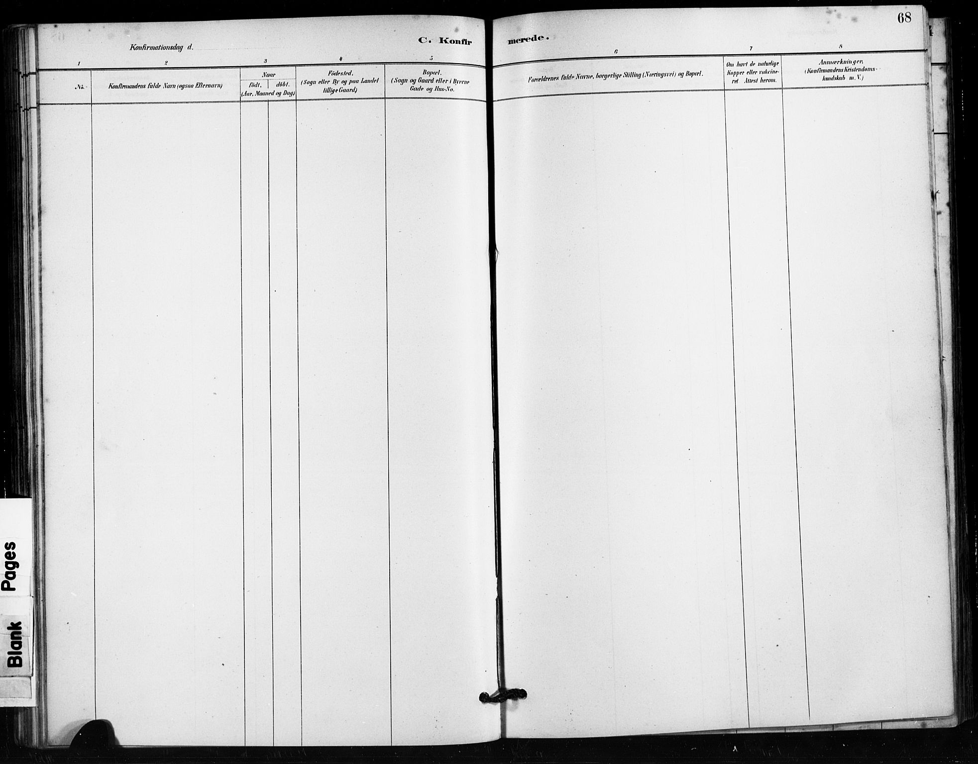 Håland sokneprestkontor, AV/SAST-A-101802/001/30BA/L0011: Ministerialbok nr. A 10, 1883-1900, s. 68