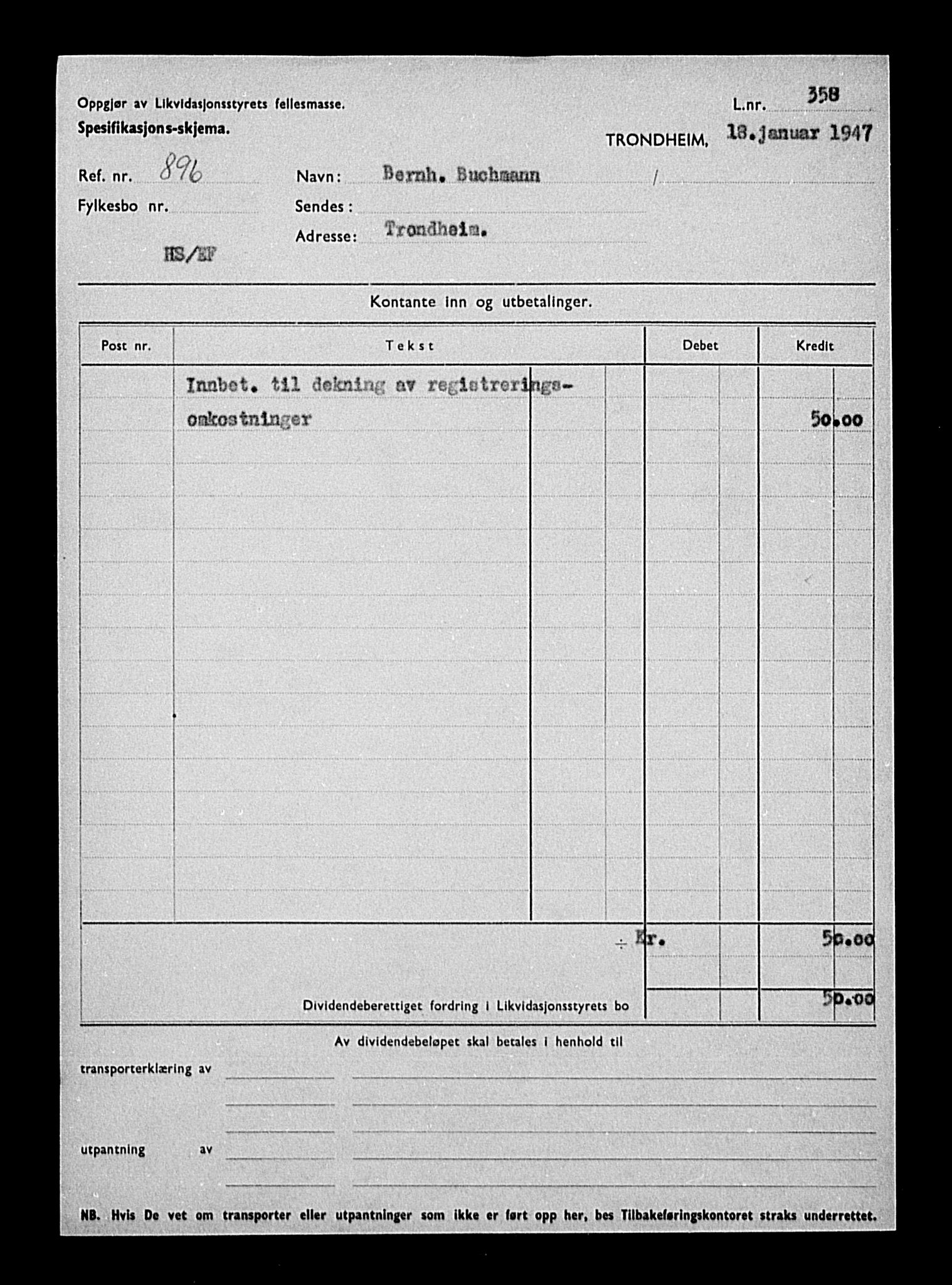 Justisdepartementet, Tilbakeføringskontoret for inndratte formuer, RA/S-1564/H/Hc/Hca/L0893: --, 1945-1947, s. 409