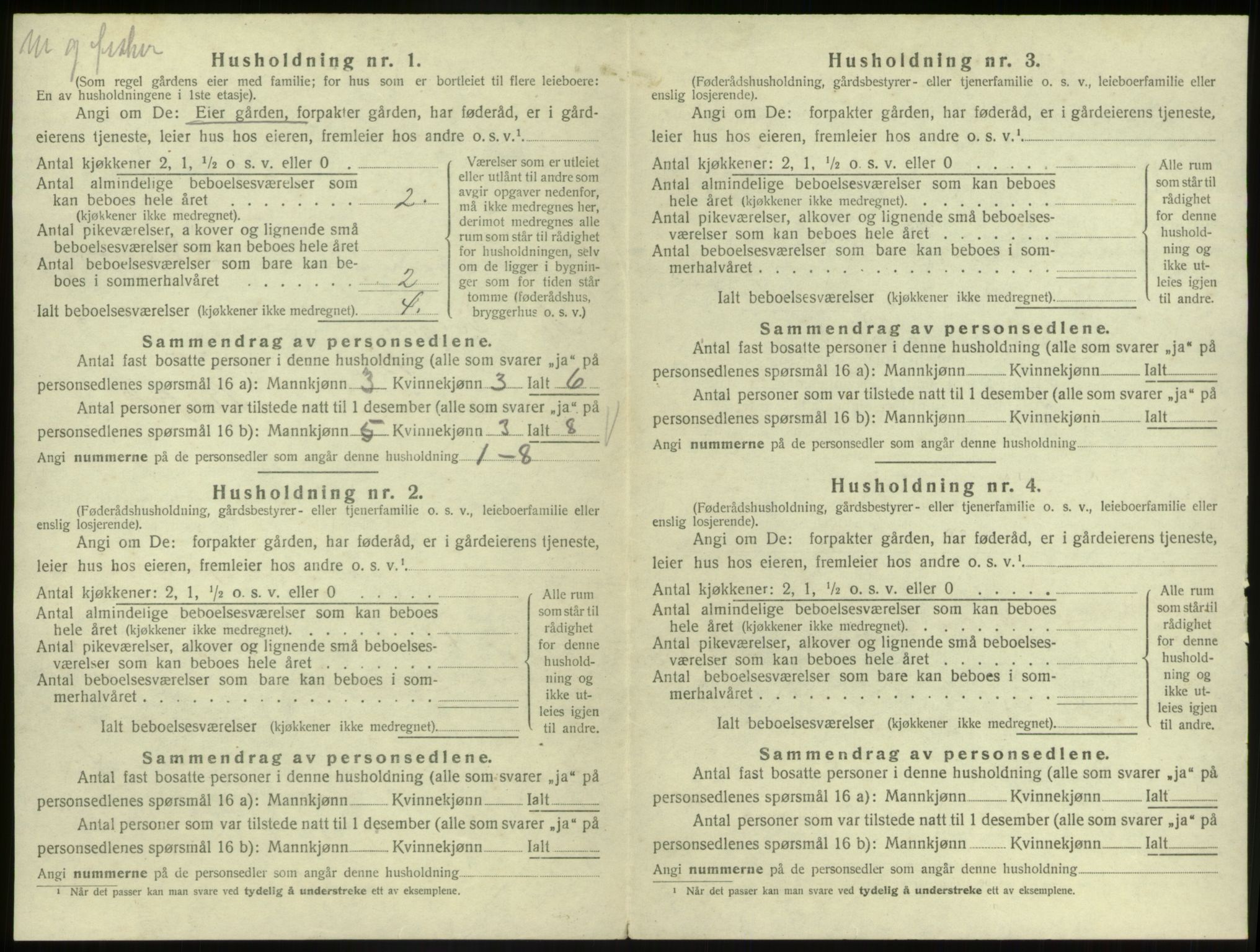 SAB, Folketelling 1920 for 1440 Nord-Vågsøy herred, 1920, s. 163