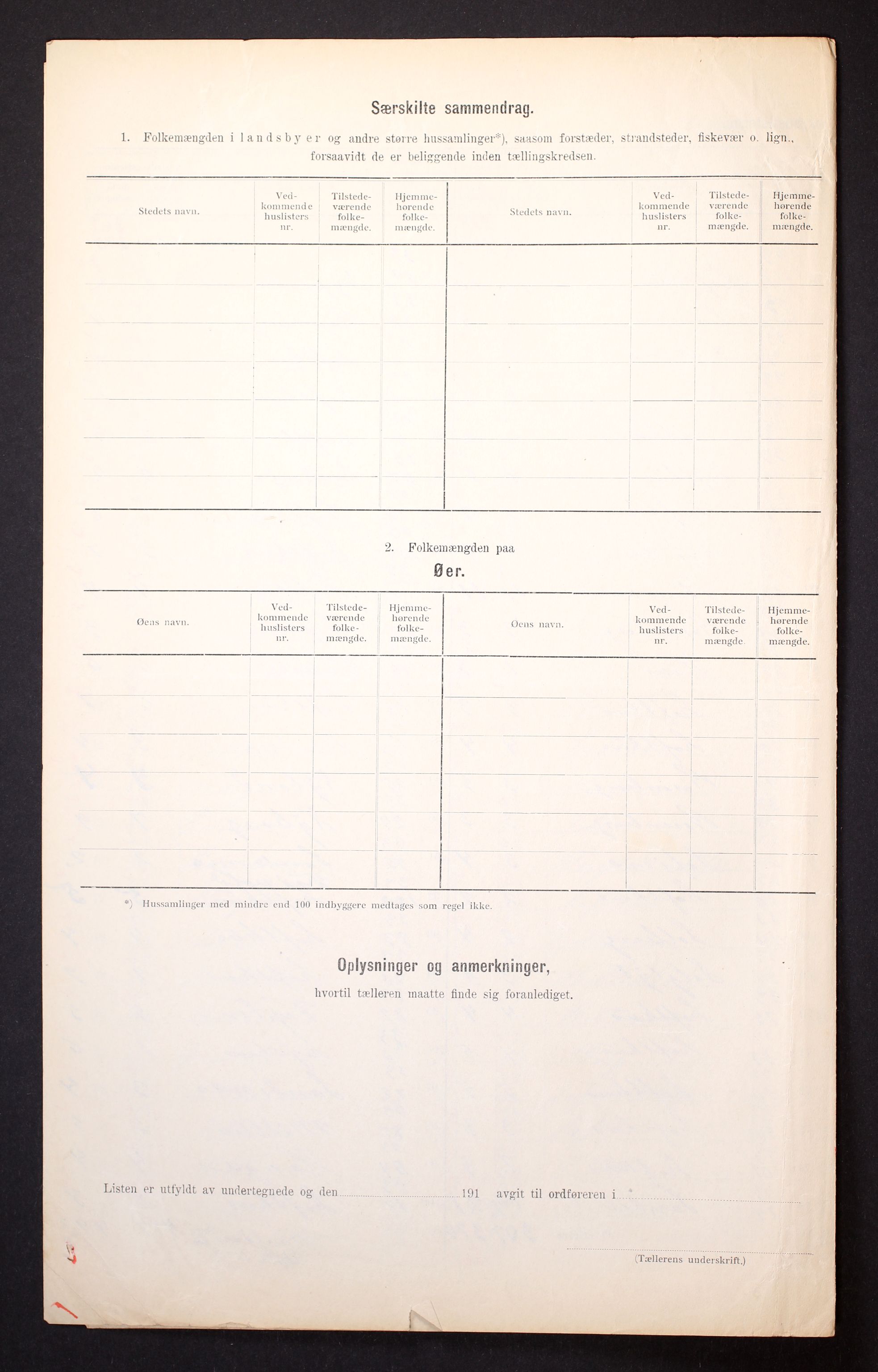 RA, Folketelling 1910 for 0926 Vestre Moland herred, 1910, s. 9