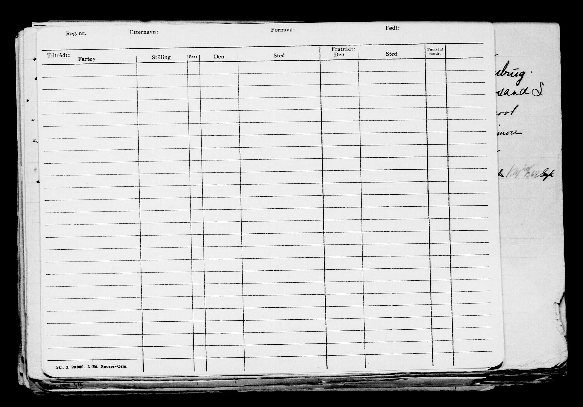 Direktoratet for sjømenn, AV/RA-S-3545/G/Gb/L0165: Hovedkort, 1918-1919, s. 734