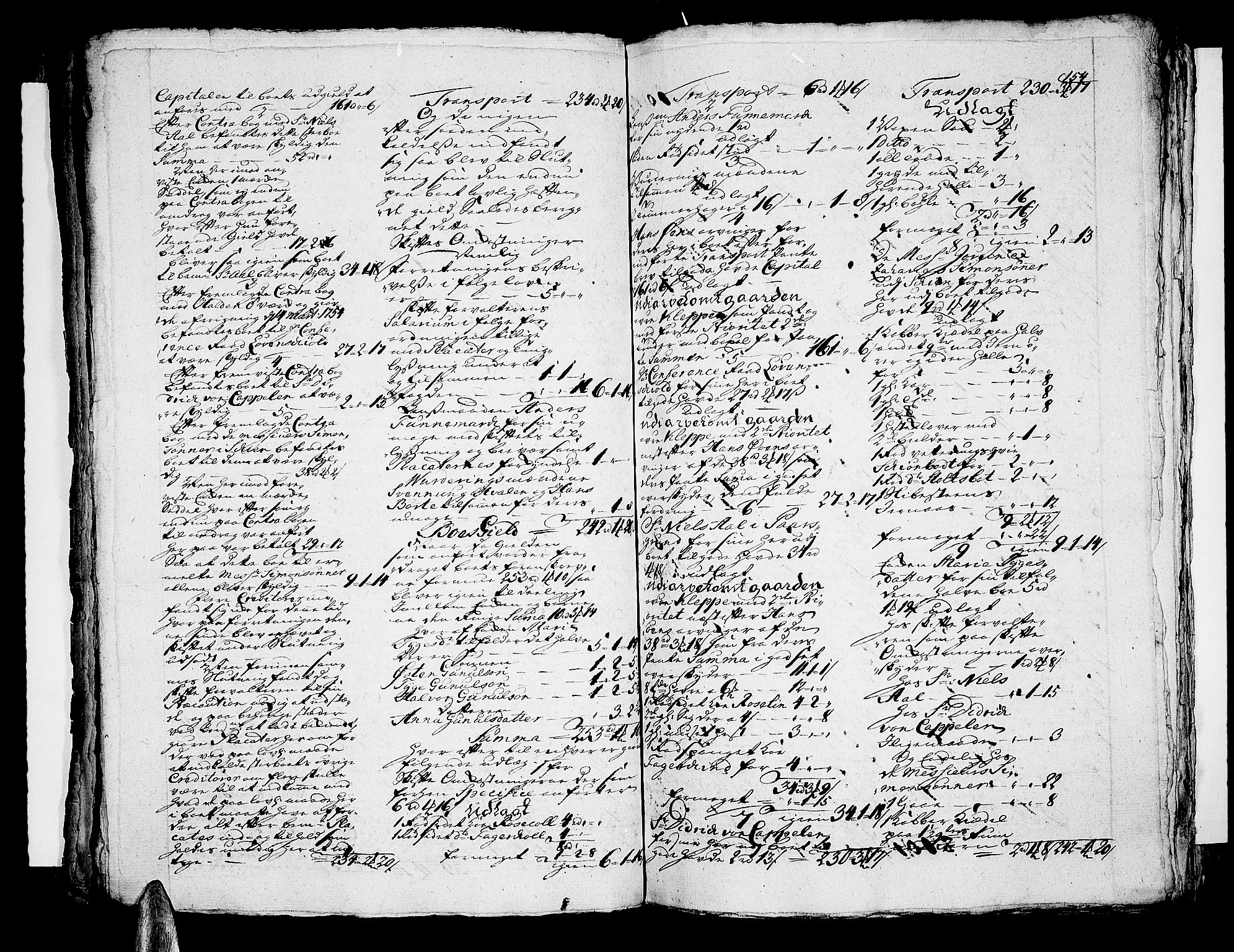Nedre Telemark sorenskriveri, AV/SAKO-A-135/H/Hb/Hba/L0013: Skifteprotokoll, 1753-1757, s. 153b-154a