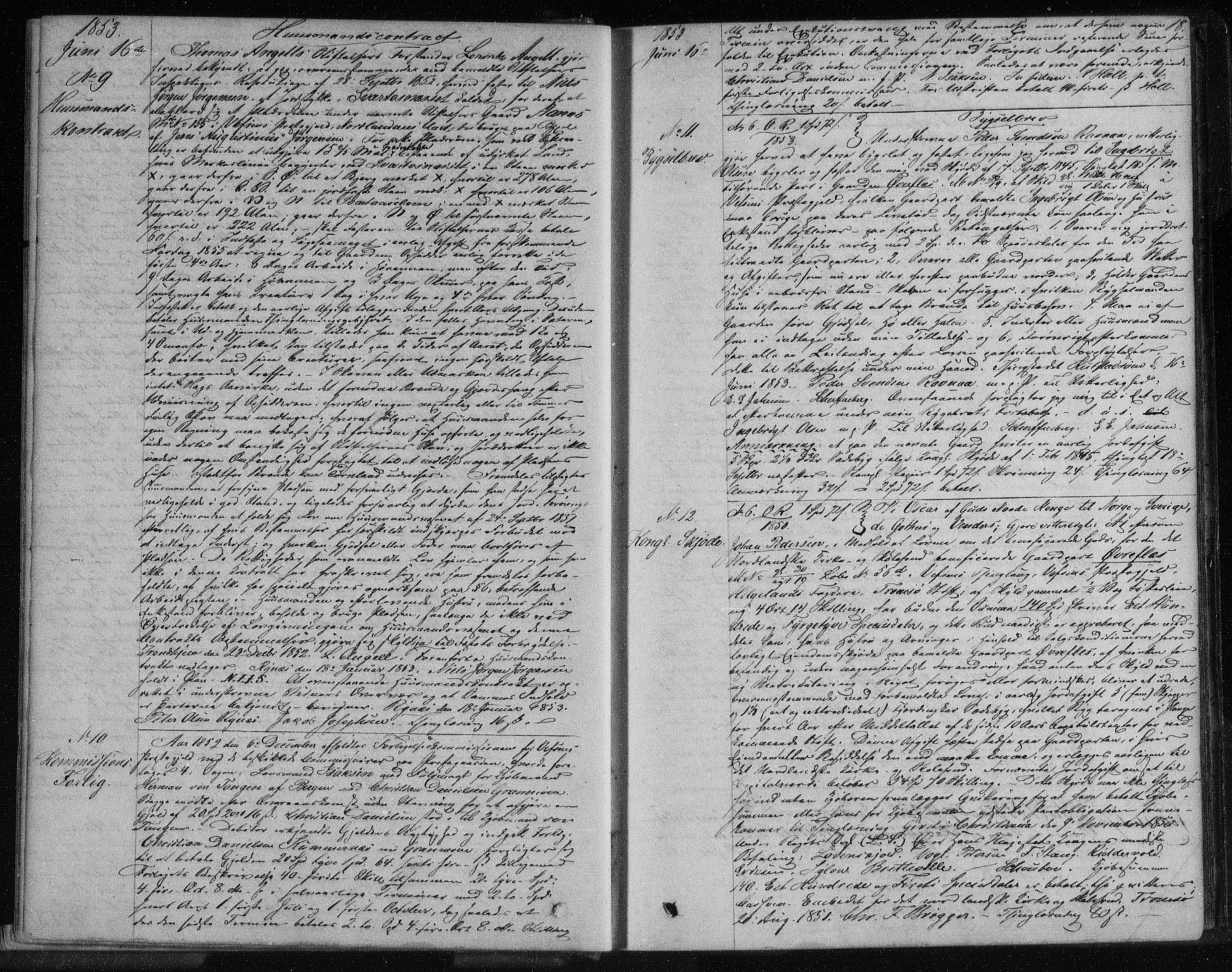 Helgeland sorenskriveri, SAT/A-0004/2/2C/L0012: Pantebok nr. 11, 1853-1857, s. 18