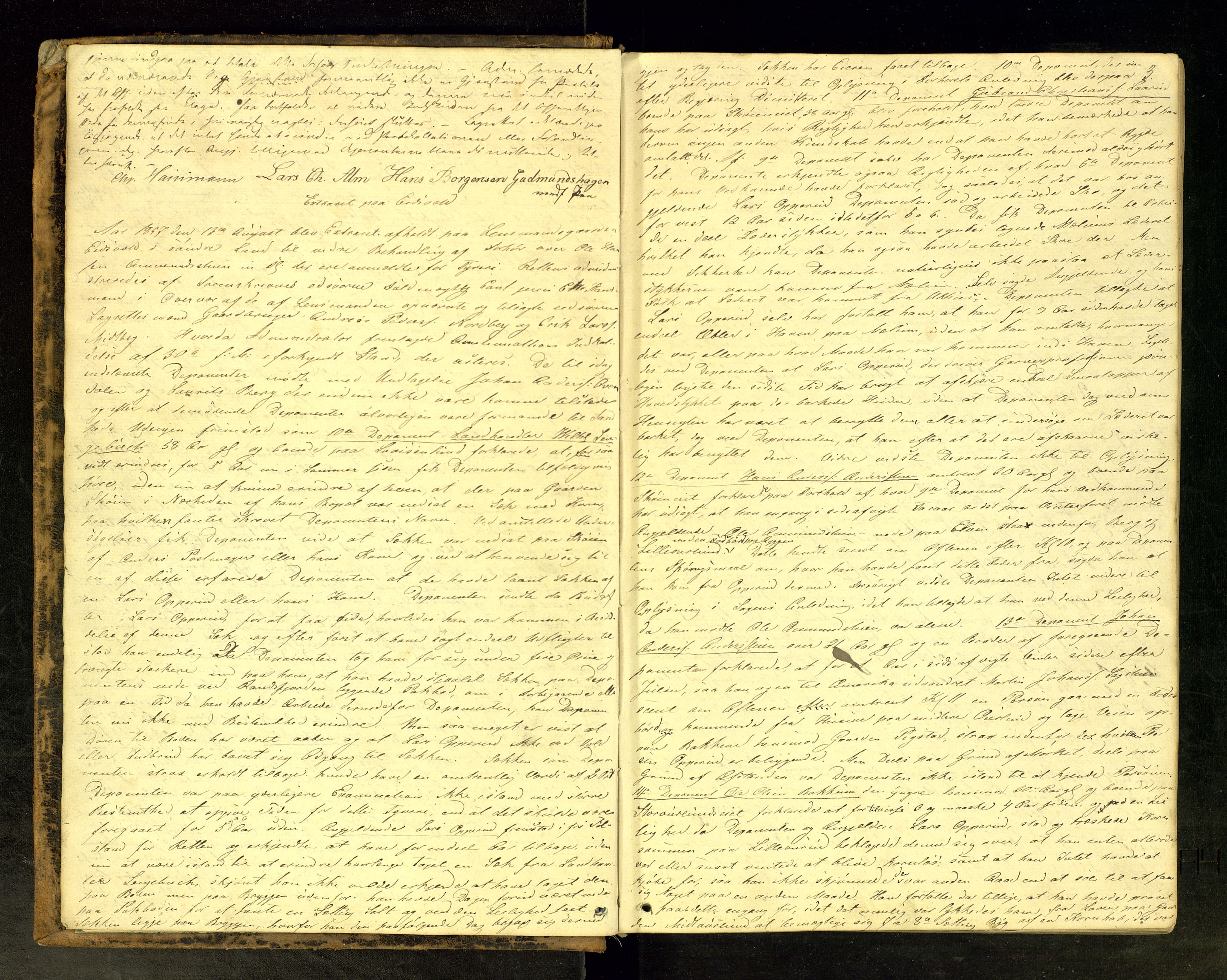 Hadeland og Land tingrett, AV/SAH-TING-010/G/Gc/L0009: Ekstrarettsprotokoll, 1857-1863, s. 3