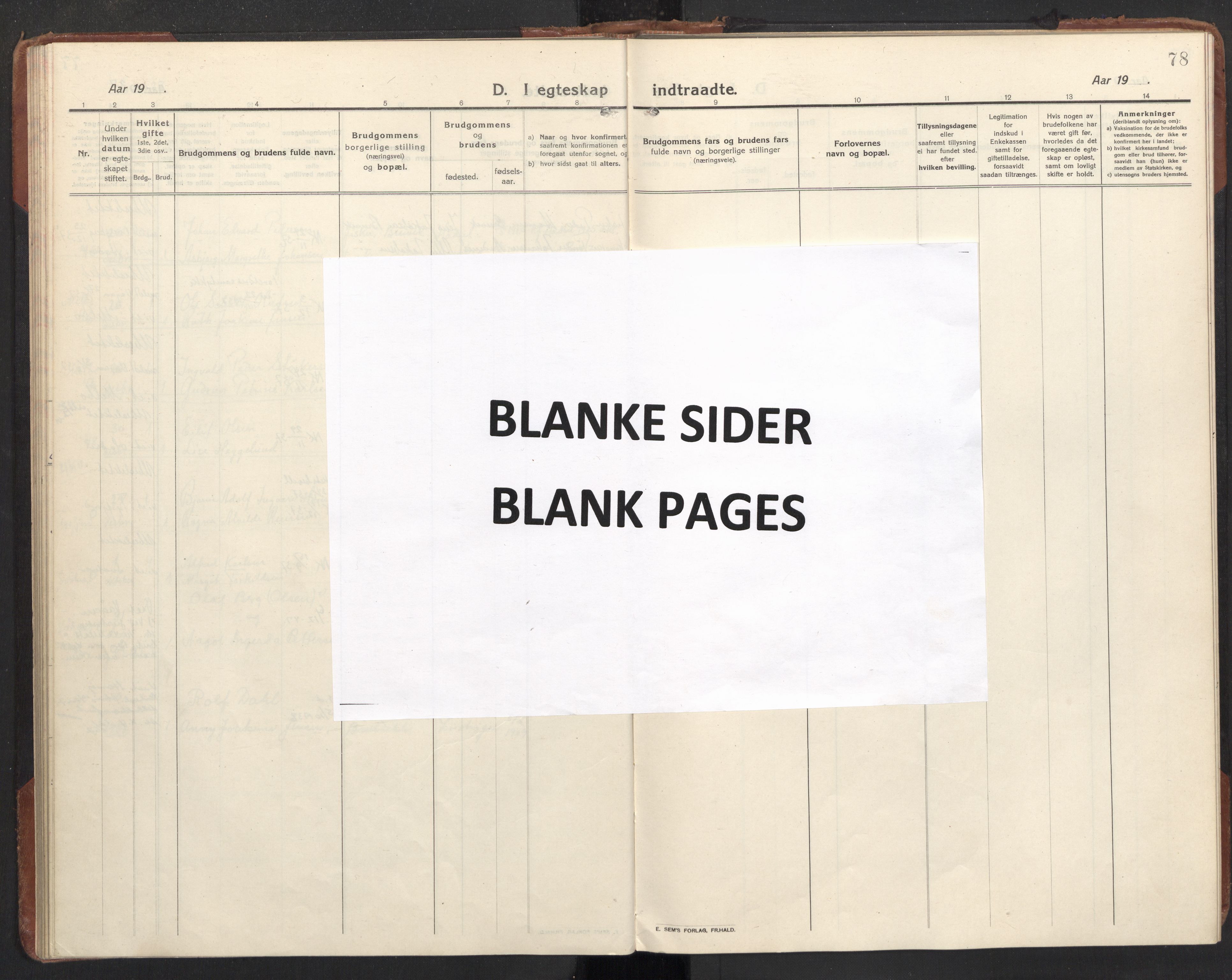 Ministerialprotokoller, klokkerbøker og fødselsregistre - Nordland, AV/SAT-A-1459/888/L1269: Klokkerbok nr. 888C11, 1913-1937, s. 78