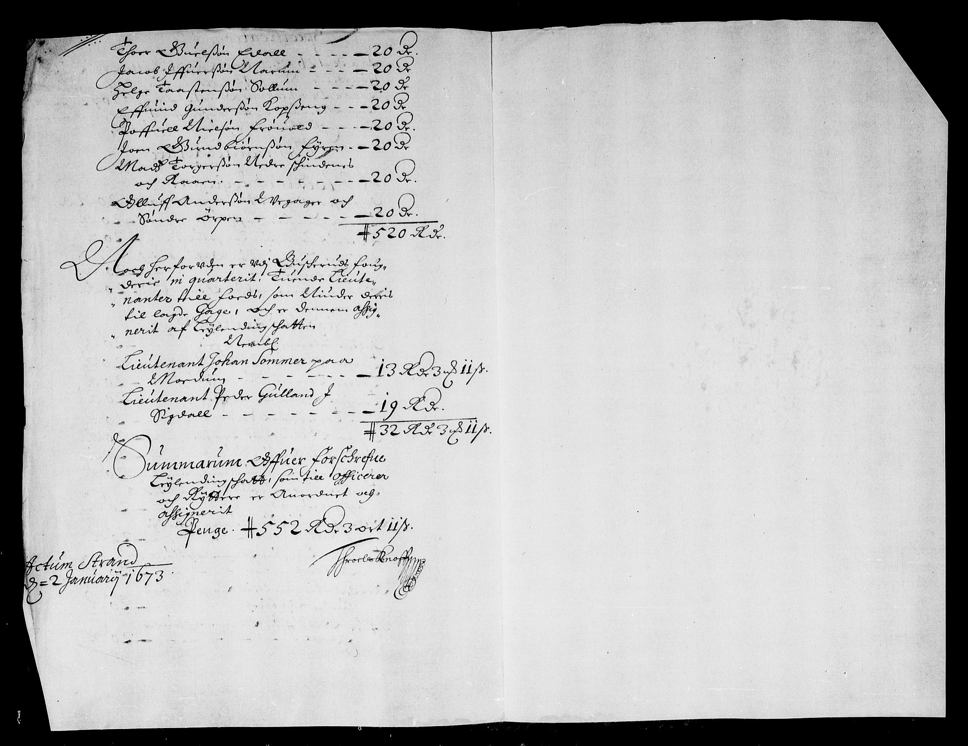Rentekammeret inntil 1814, Reviderte regnskaper, Stiftamtstueregnskaper, Landkommissariatet på Akershus og Akershus stiftamt, AV/RA-EA-5869/R/Rb/L0086: Akershus stiftamt, 1672