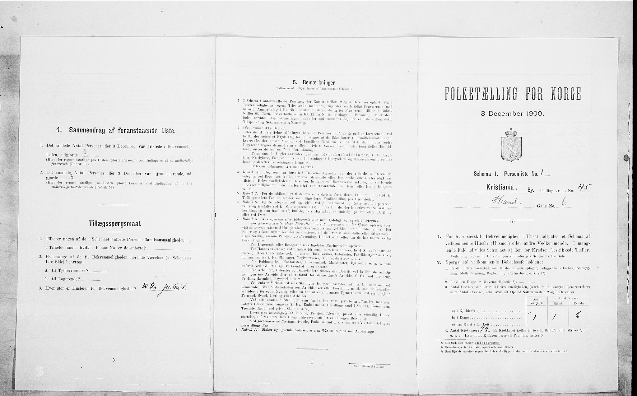 SAO, Folketelling 1900 for 0301 Kristiania kjøpstad, 1900, s. 92839