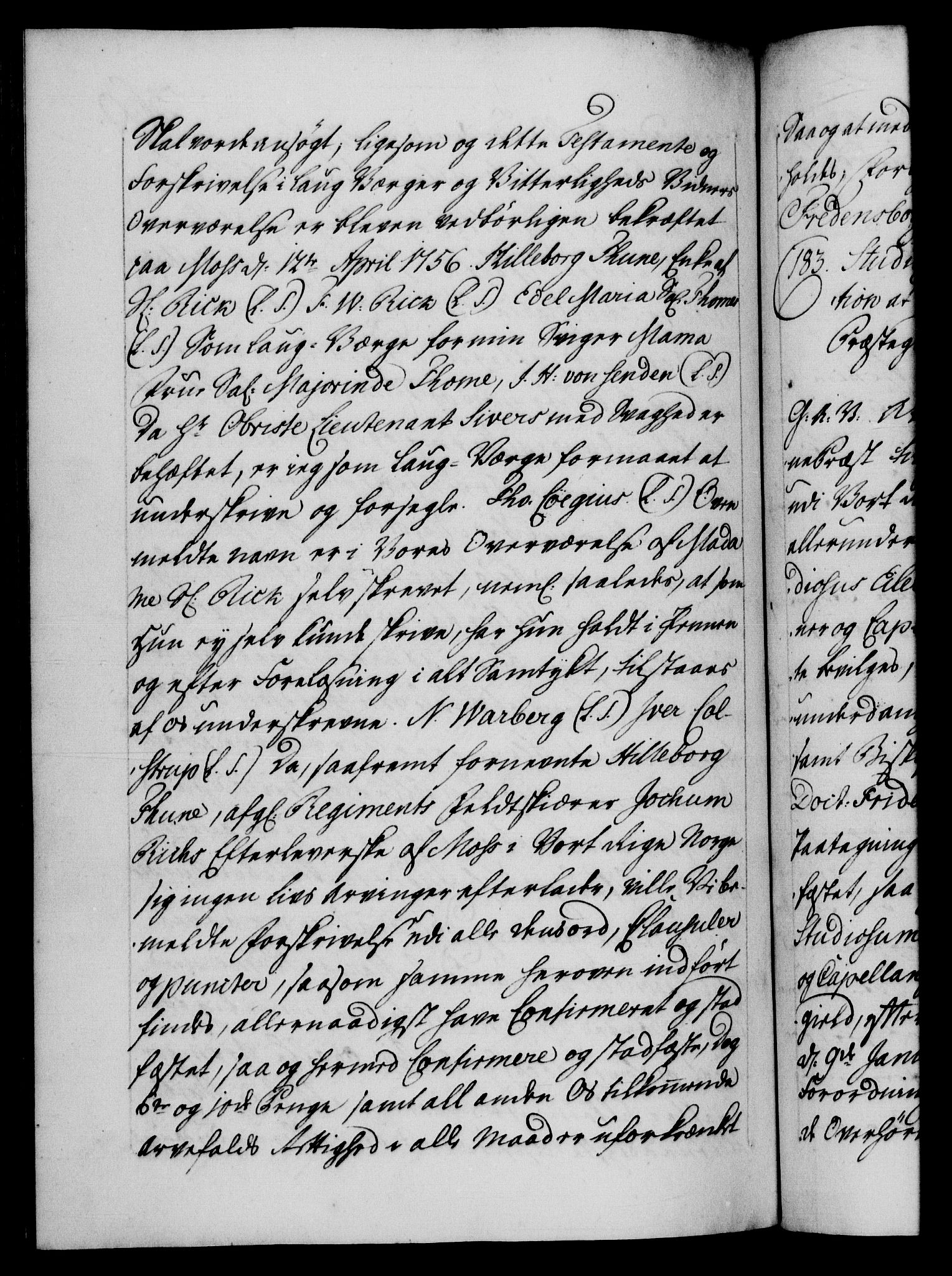Danske Kanselli 1572-1799, RA/EA-3023/F/Fc/Fca/Fcaa/L0040: Norske registre, 1757-1759, s. 360b