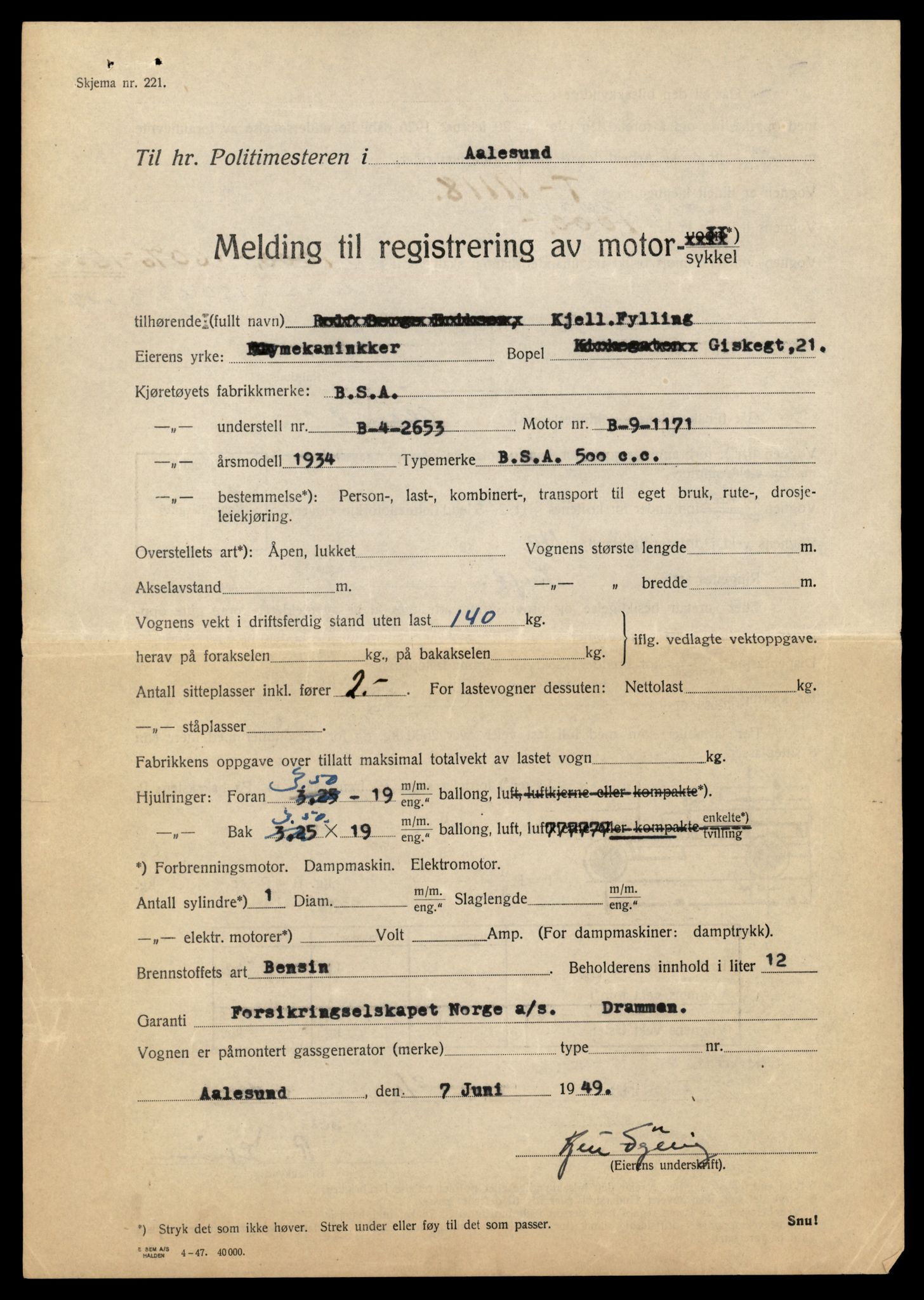 Møre og Romsdal vegkontor - Ålesund trafikkstasjon, AV/SAT-A-4099/F/Fe/L0031: Registreringskort for kjøretøy T 11800 - T 11996, 1927-1998, s. 753
