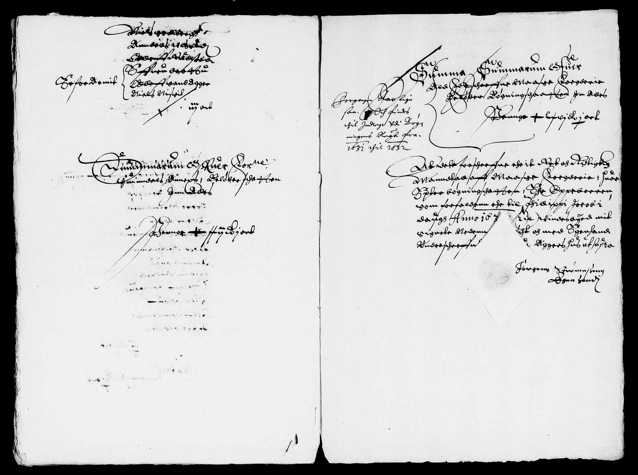 Rentekammeret inntil 1814, Reviderte regnskaper, Lensregnskaper, AV/RA-EA-5023/R/Rb/Rba/L0108: Akershus len, 1631-1632