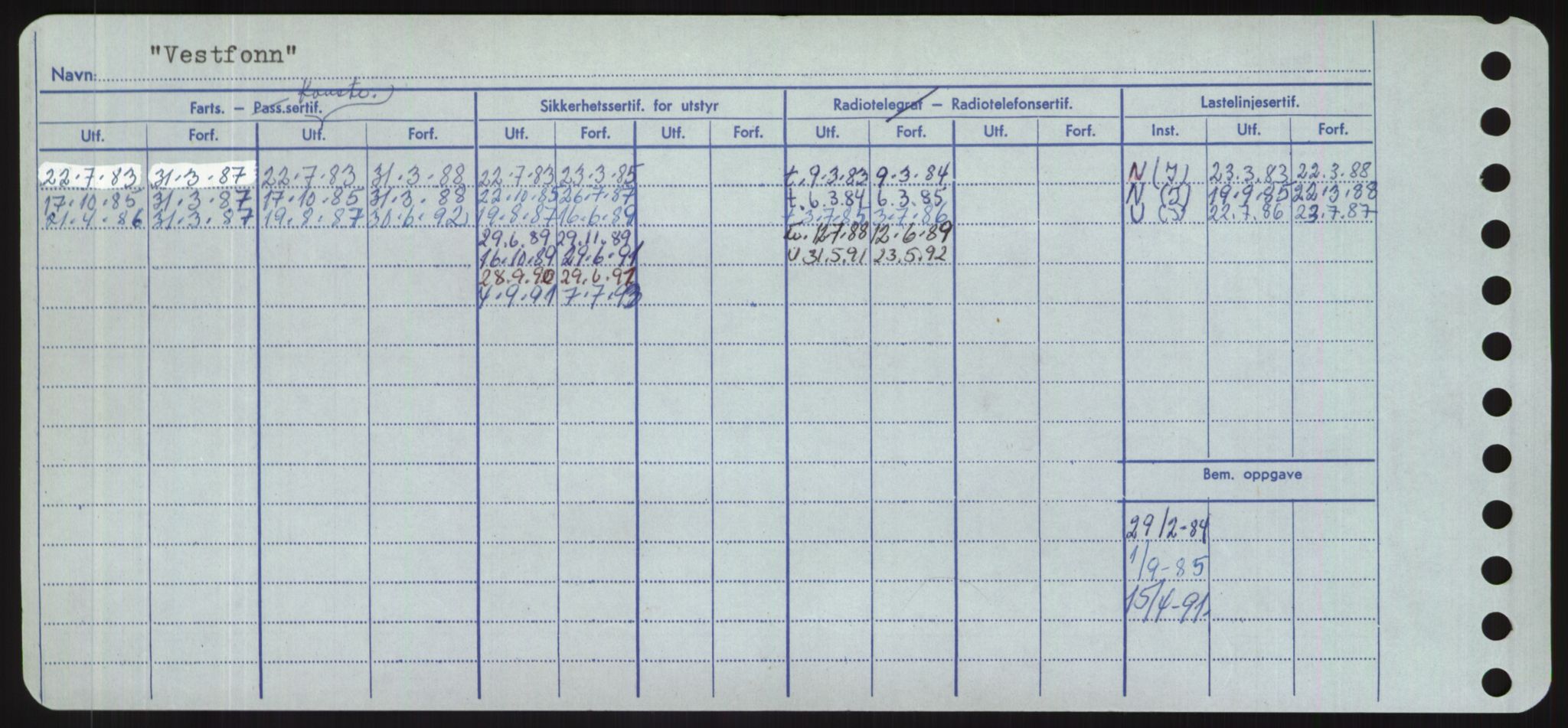 Sjøfartsdirektoratet med forløpere, Skipsmålingen, RA/S-1627/H/Hd/L0040: Fartøy, U-Ve, s. 716