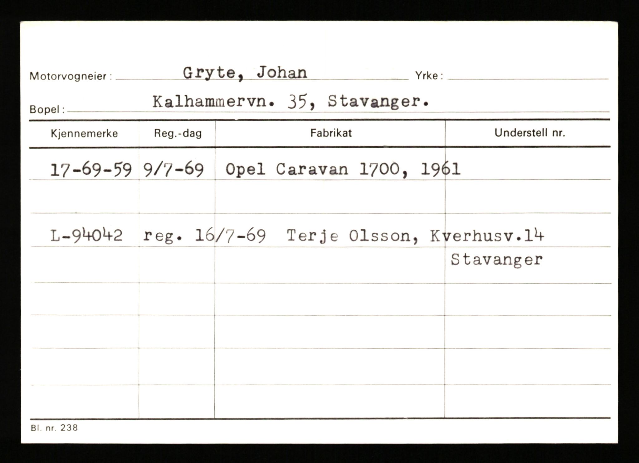 Stavanger trafikkstasjon, AV/SAST-A-101942/0/G/L0010: Registreringsnummer: 130000 - 239953, 1930-1971, s. 1619