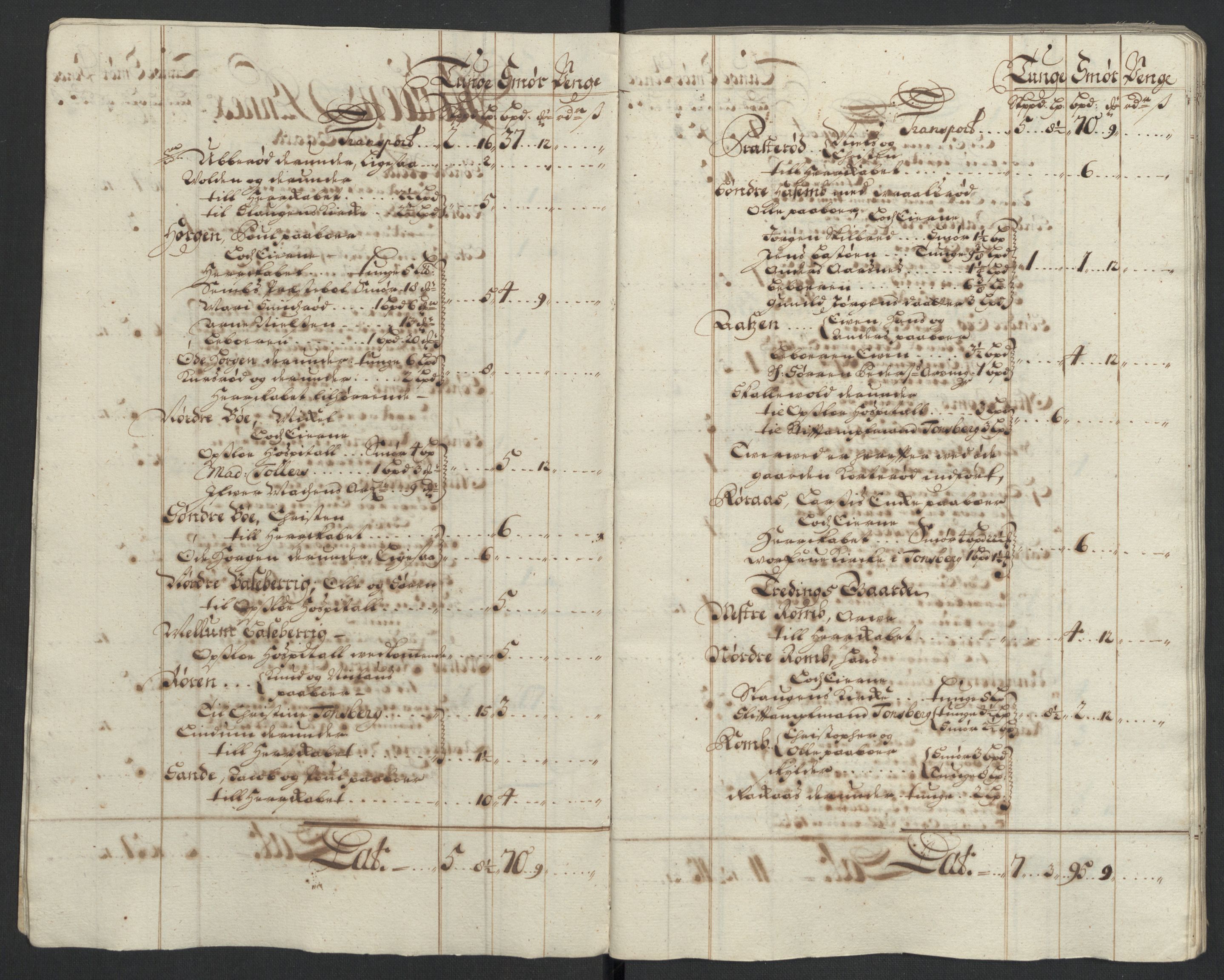 Rentekammeret inntil 1814, Reviderte regnskaper, Fogderegnskap, AV/RA-EA-4092/R32/L1872: Fogderegnskap Jarlsberg grevskap, 1706-1707, s. 26