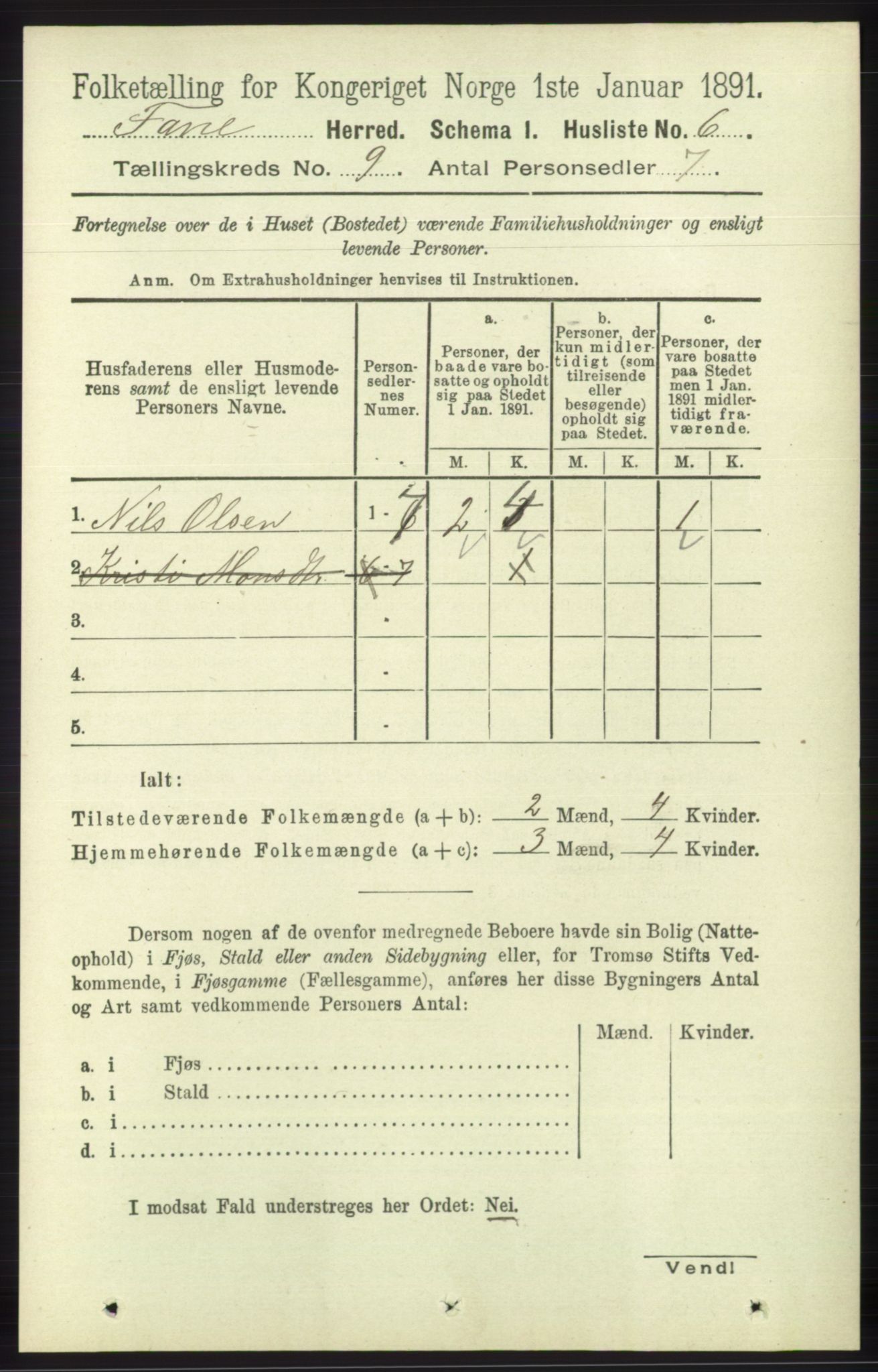 RA, Folketelling 1891 for 1249 Fana herred, 1891, s. 4758