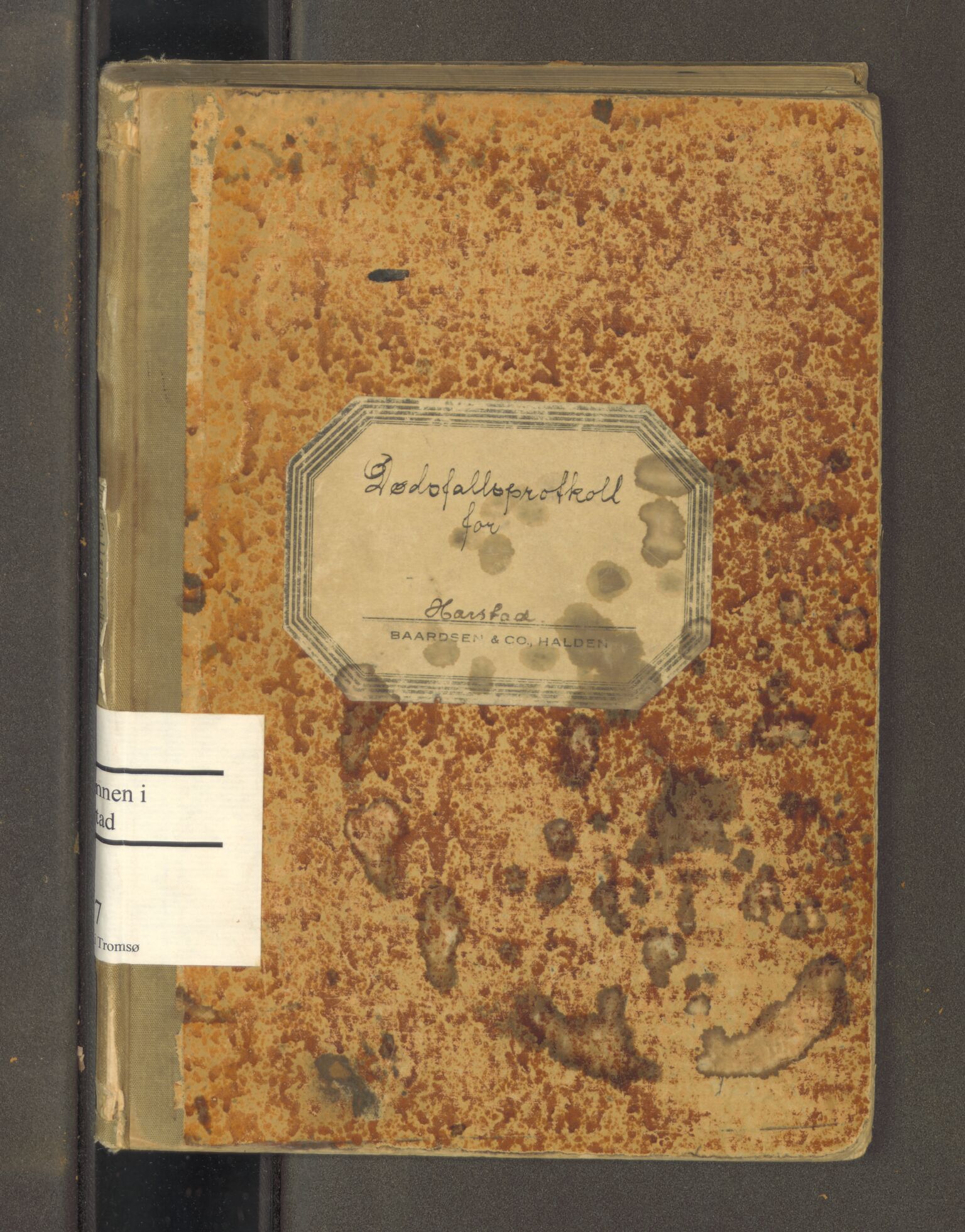 Harstad lensmannskontor, AV/SATØ-SATØ-10/F/Fi/Fia/L0487: Dødsfallsprotokoller. Harstad kommune. Med register, 1945-1948