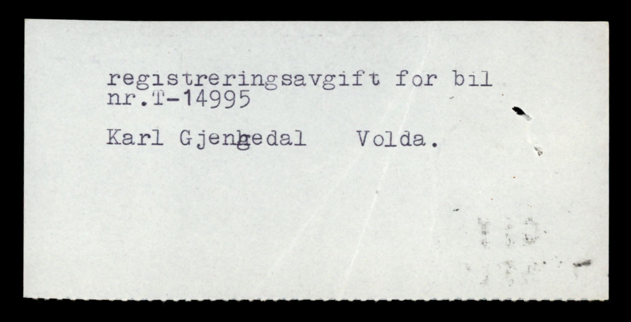 Møre og Romsdal vegkontor - Ålesund trafikkstasjon, AV/SAT-A-4099/F/Fe/L0049: Registreringskort for kjøretøy T 14864 - T 18613, 1927-1998, s. 3164