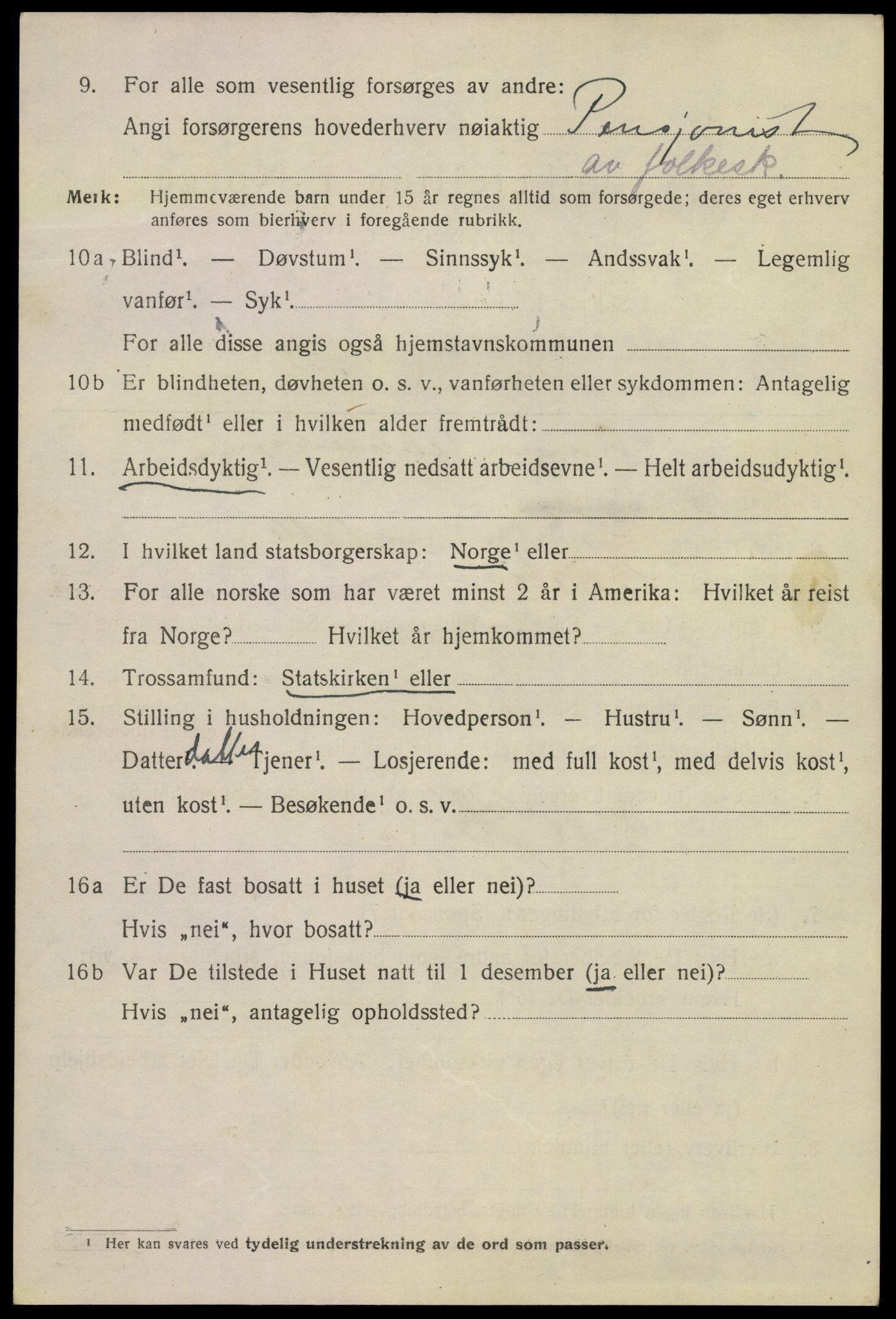 SAKO, Folketelling 1920 for 0801 Kragerø kjøpstad, 1920, s. 5758