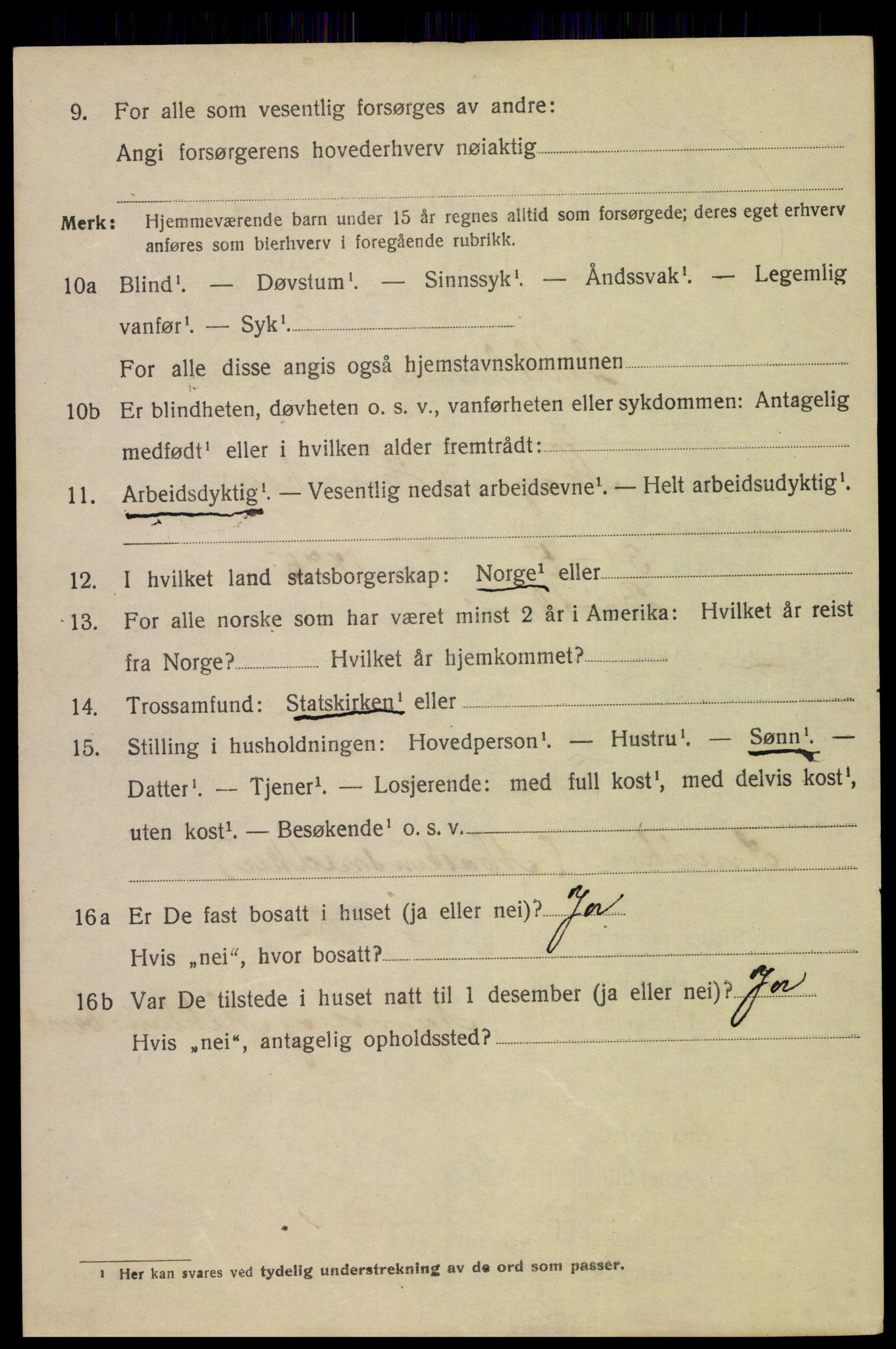 SAH, Folketelling 1920 for 0501 Lillehammer kjøpstad, 1920, s. 9431