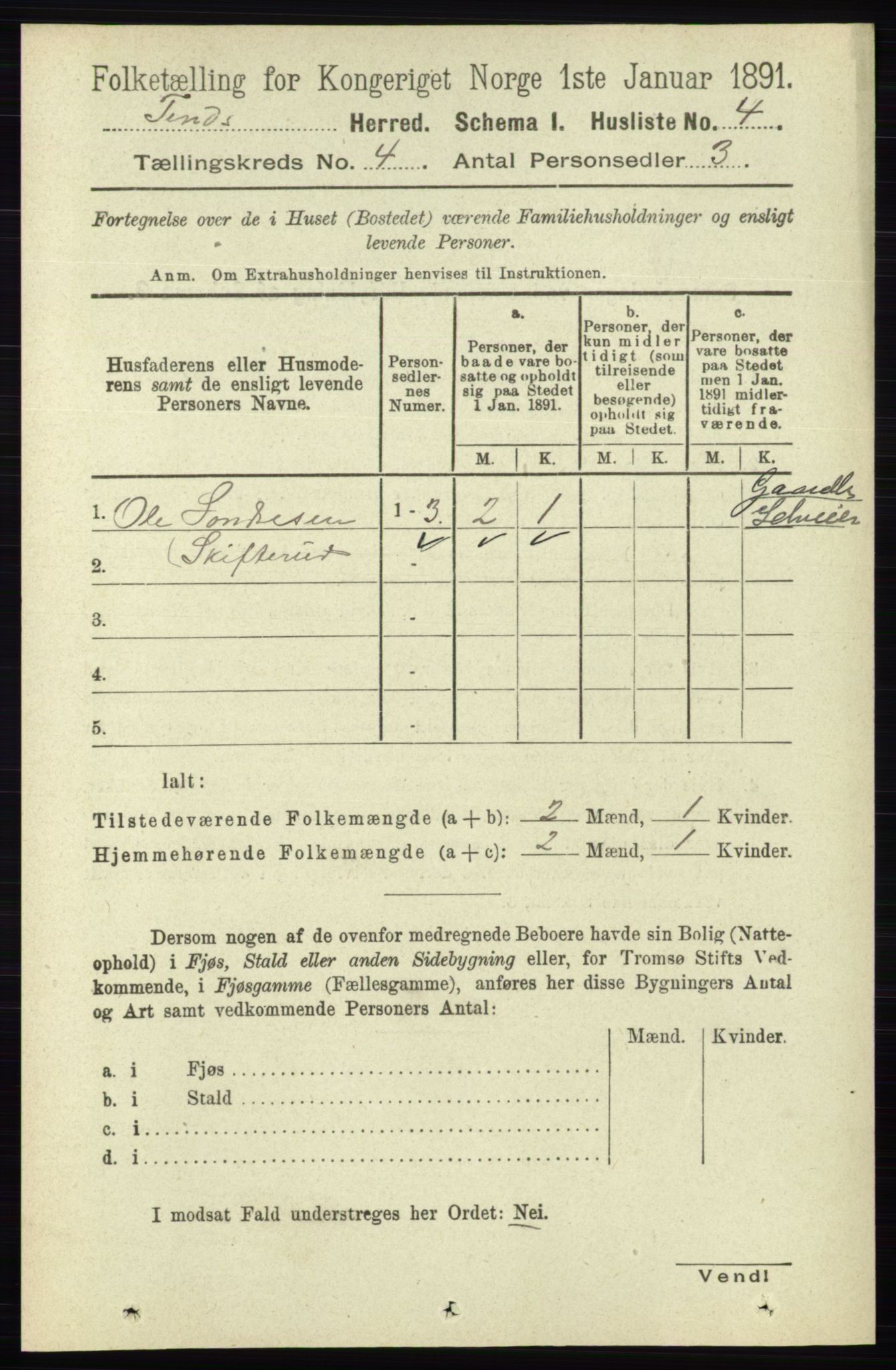 RA, Folketelling 1891 for 0826 Tinn herred, 1891, s. 681