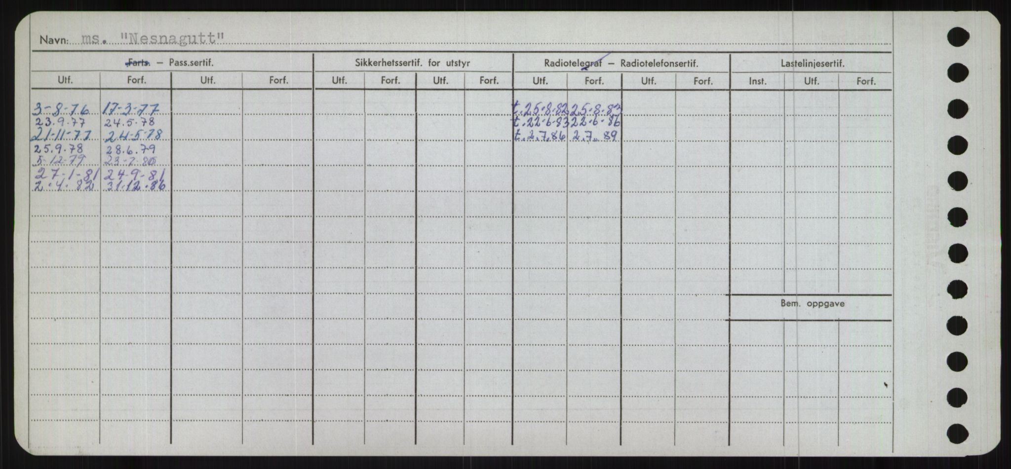 Sjøfartsdirektoratet med forløpere, Skipsmålingen, RA/S-1627/H/Ha/L0004/0001: Fartøy, Mas-R / Fartøy, Mas-Odd, s. 480