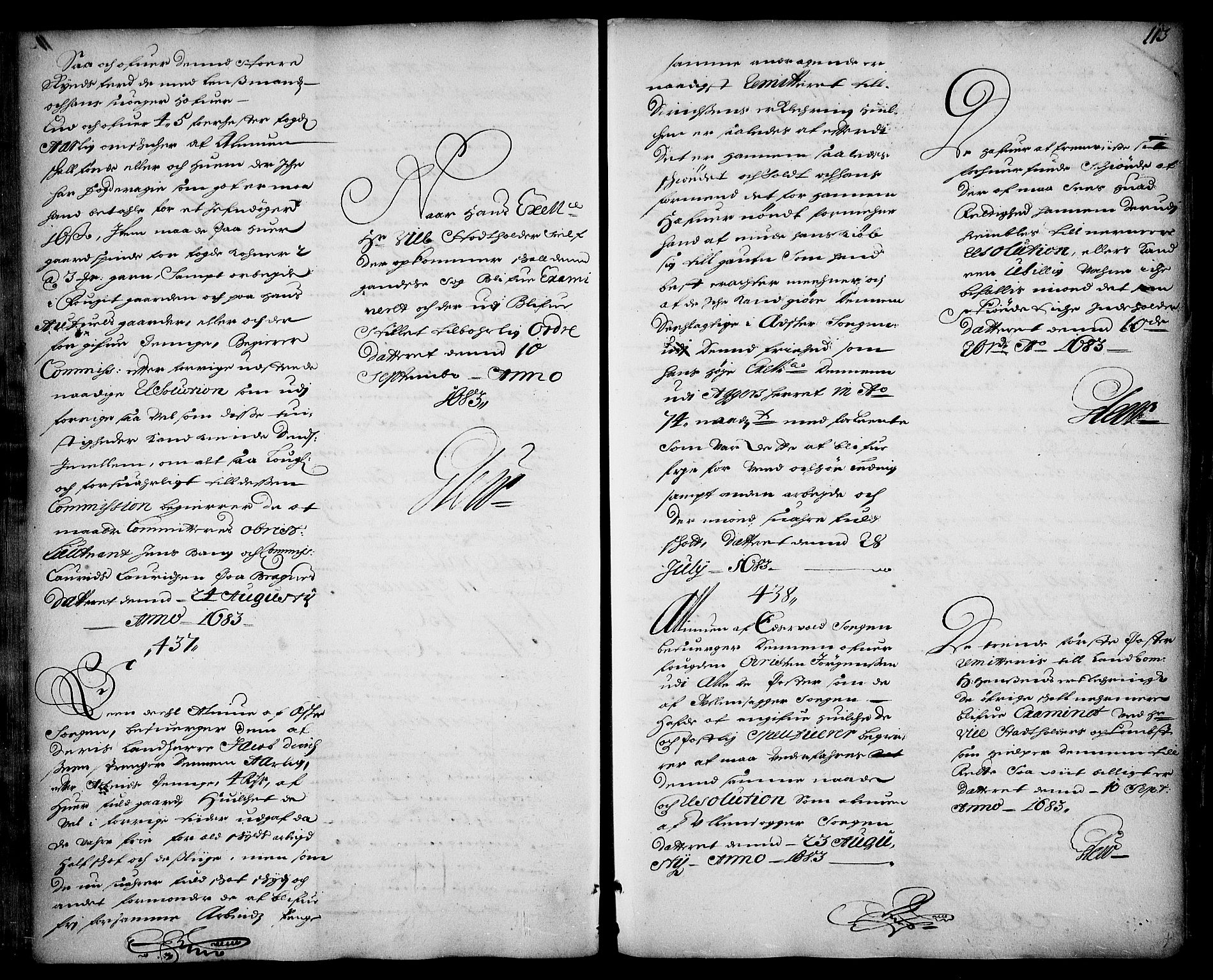 Stattholderembetet 1572-1771, AV/RA-EA-2870/Ad/L0004: Supplikasjons- og resolusjonsprotokoll, 1683-1691, s. 111b-112a