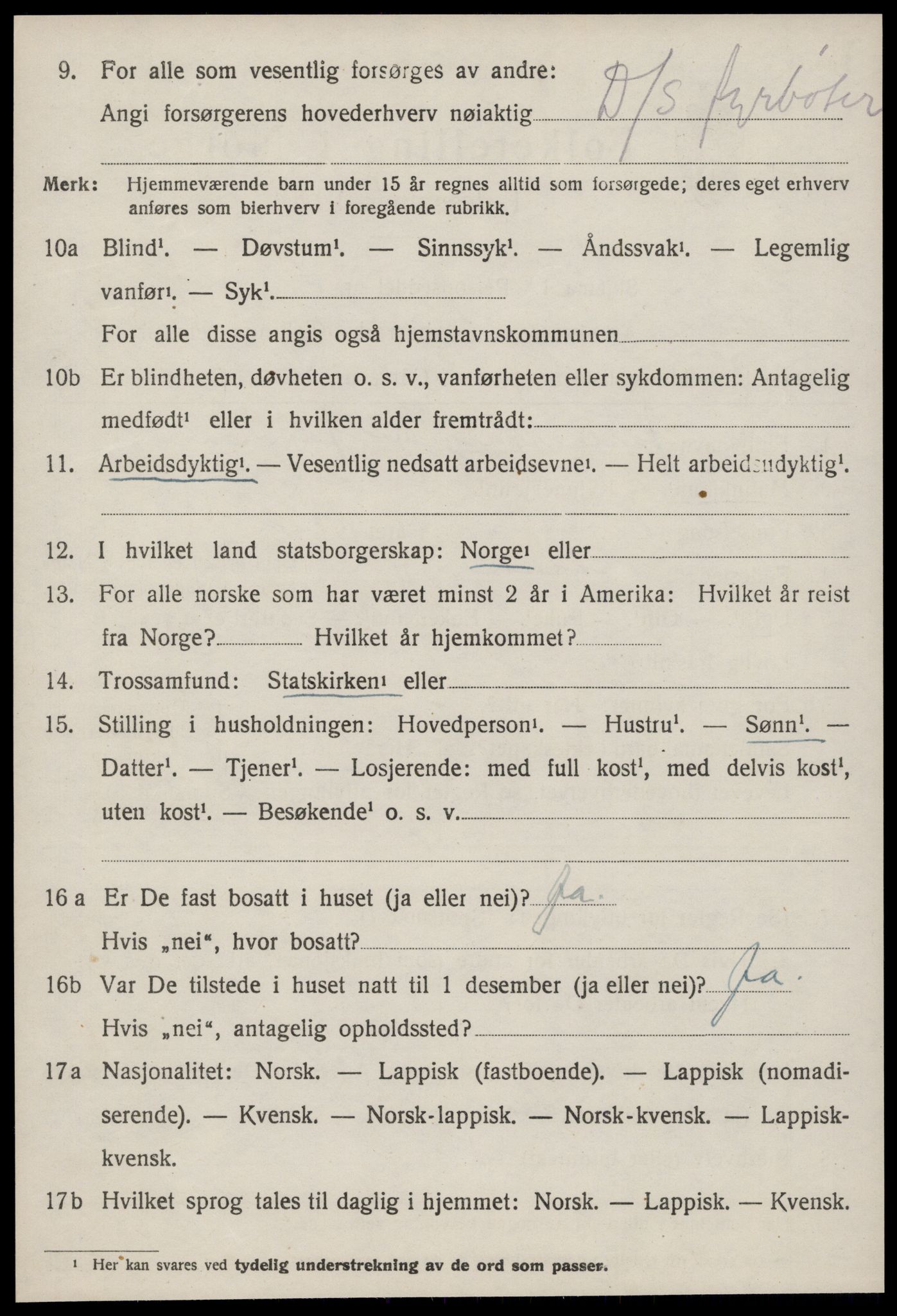 SAT, Folketelling 1920 for 1658 Børsa herred, 1920, s. 2396