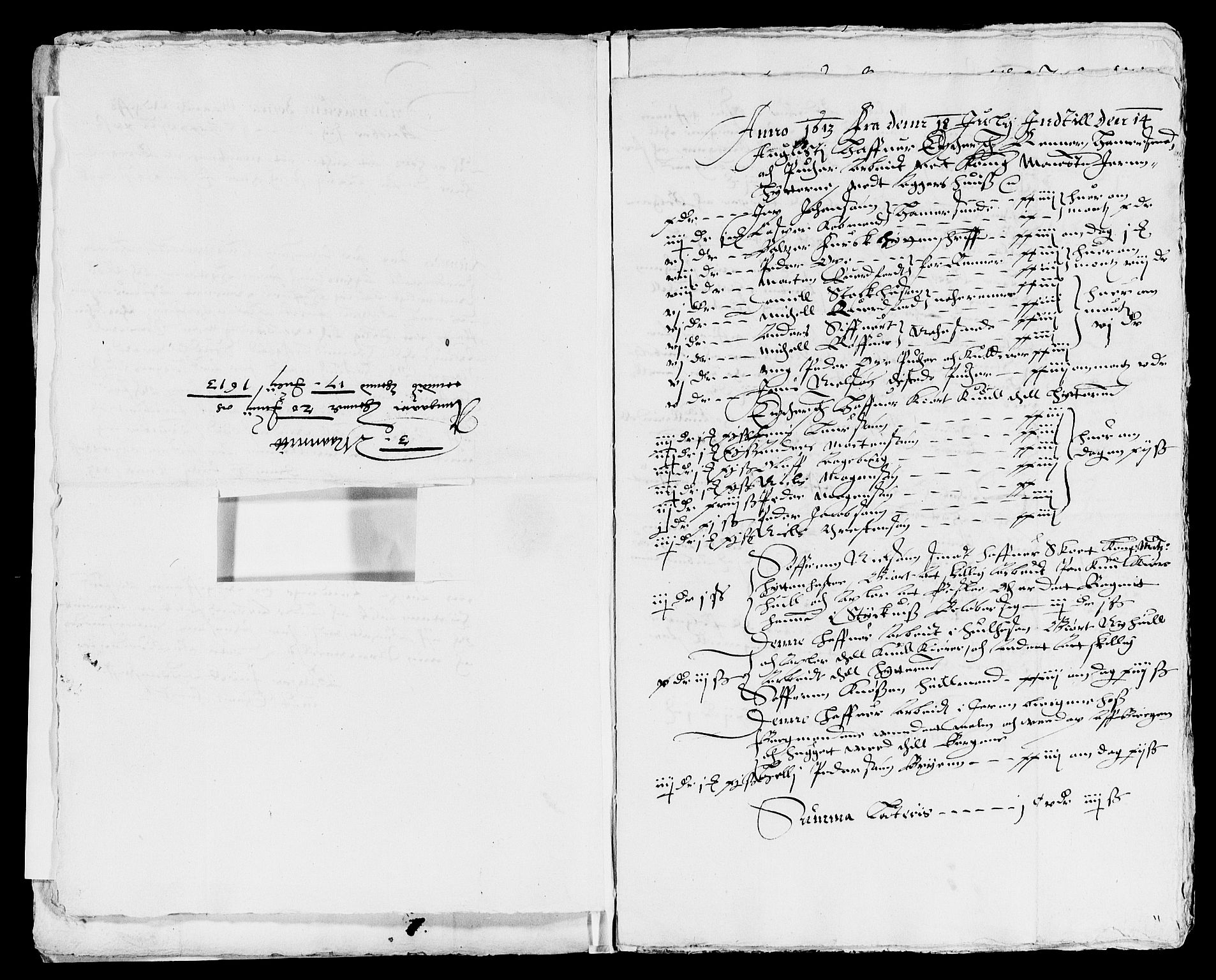 Rentekammeret inntil 1814, Reviderte regnskaper, Lensregnskaper, AV/RA-EA-5023/R/Rb/Rba/L0031: Akershus len, 1612-1613