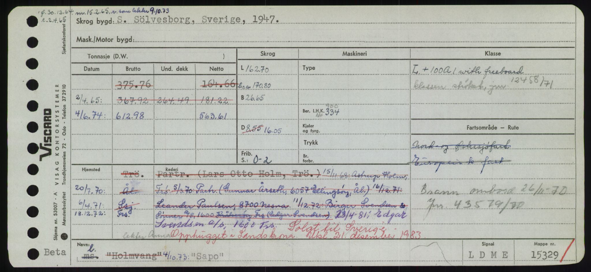 Sjøfartsdirektoratet med forløpere, Skipsmålingen, AV/RA-S-1627/H/Hd/L0032: Fartøy, San-Seve, s. 177