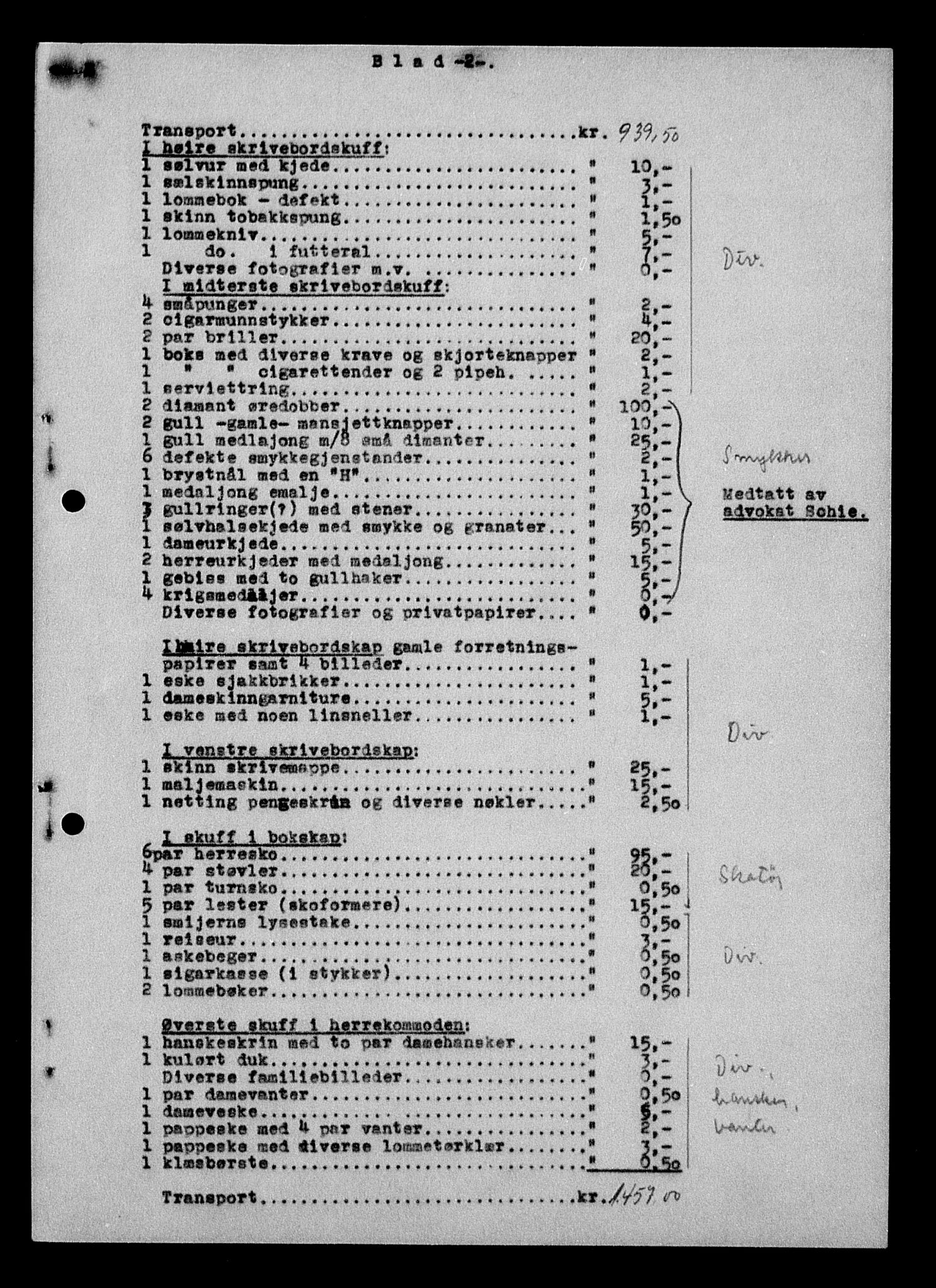 Justisdepartementet, Tilbakeføringskontoret for inndratte formuer, AV/RA-S-1564/H/Hc/Hcd/L0998: --, 1945-1947, s. 101