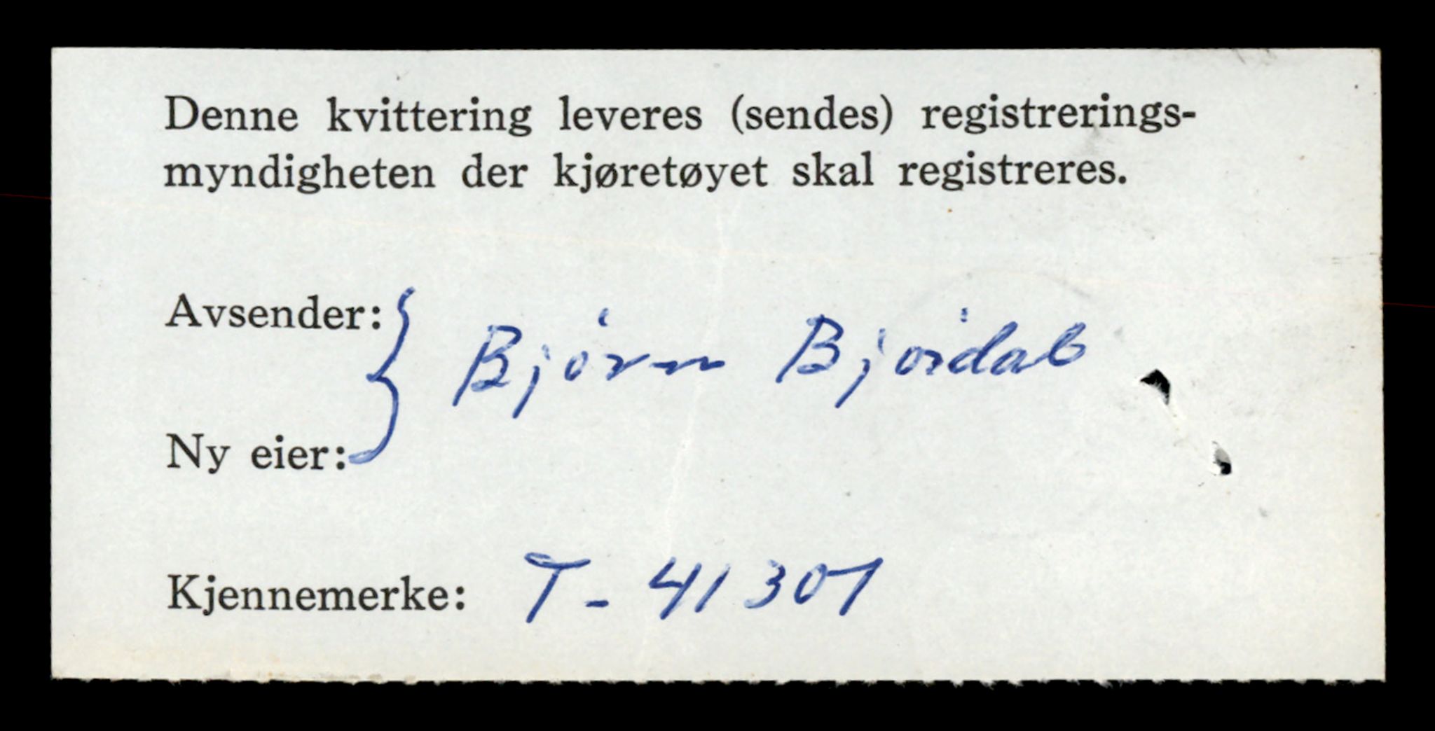 Møre og Romsdal vegkontor - Ålesund trafikkstasjon, AV/SAT-A-4099/F/Fe/L0081: Registreringskort for kjøretøy T 41301 - T 41729, 1927-1998, s. 6