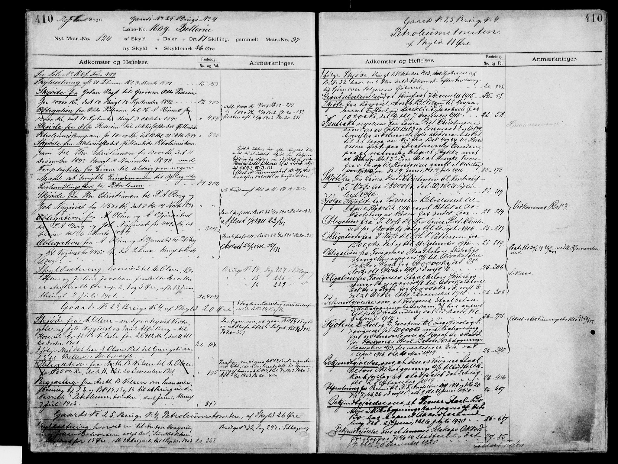 Moss sorenskriveri, AV/SAO-A-10168: Panteregister nr. IV 3b, 1769-1926, s. 410