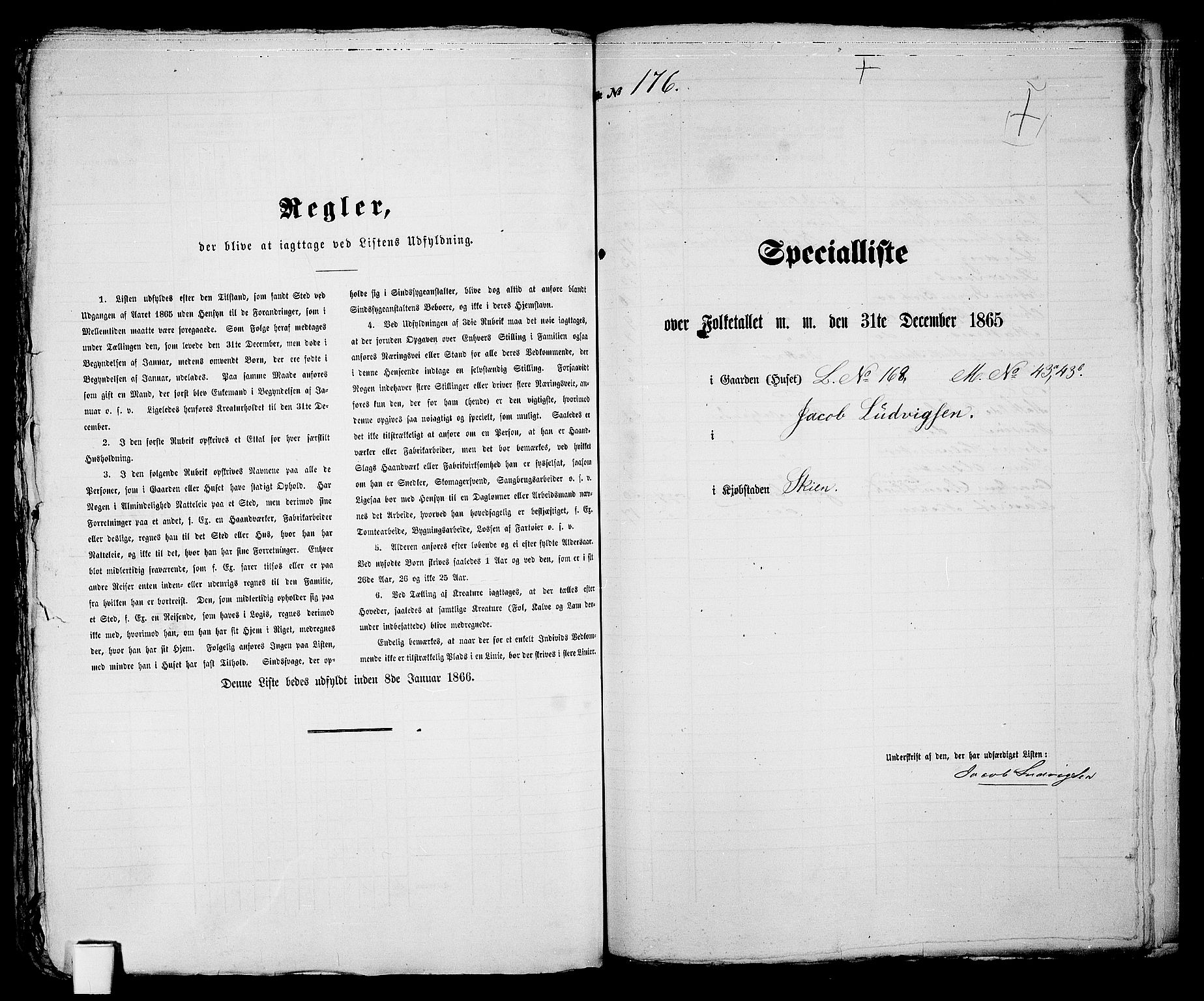 RA, Folketelling 1865 for 0806P Skien prestegjeld, 1865, s. 362