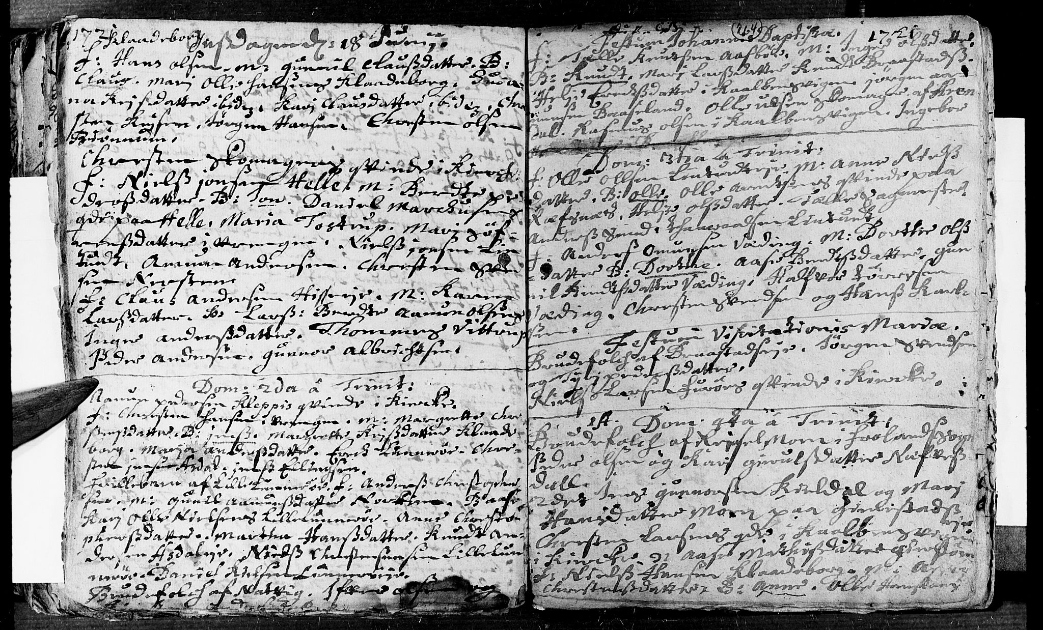 Øyestad sokneprestkontor, SAK/1111-0049/F/Fa/L0002: Ministerialbok nr. A 2, 1692-1722, s. 264