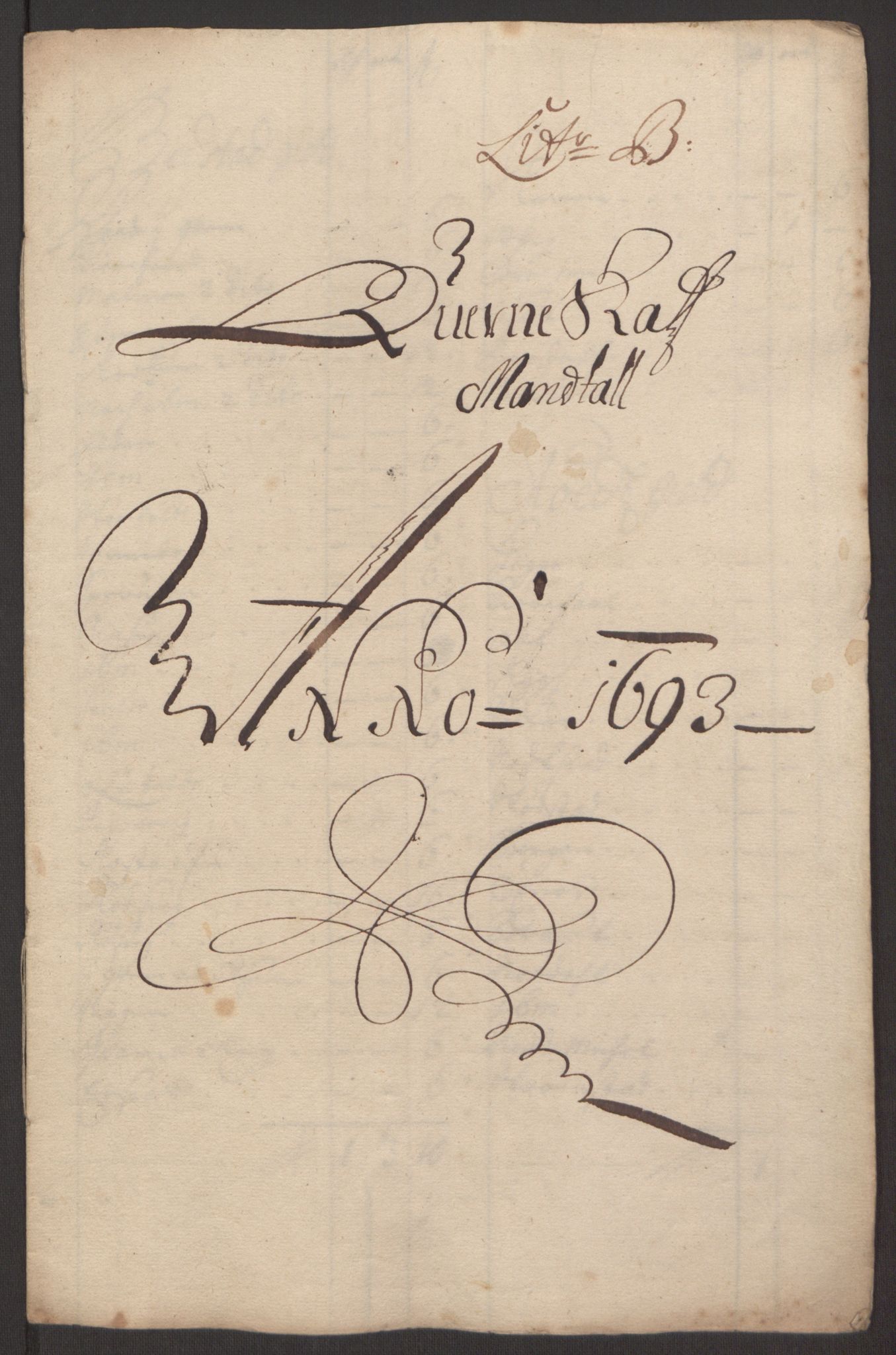 Rentekammeret inntil 1814, Reviderte regnskaper, Fogderegnskap, RA/EA-4092/R63/L4308: Fogderegnskap Inderøy, 1692-1694, s. 426