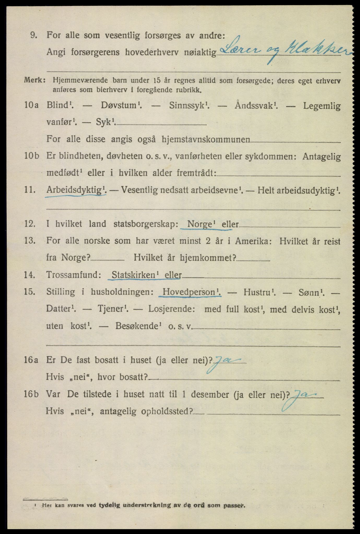 SAK, Folketelling 1920 for 0924 Landvik herred, 1920, s. 2095