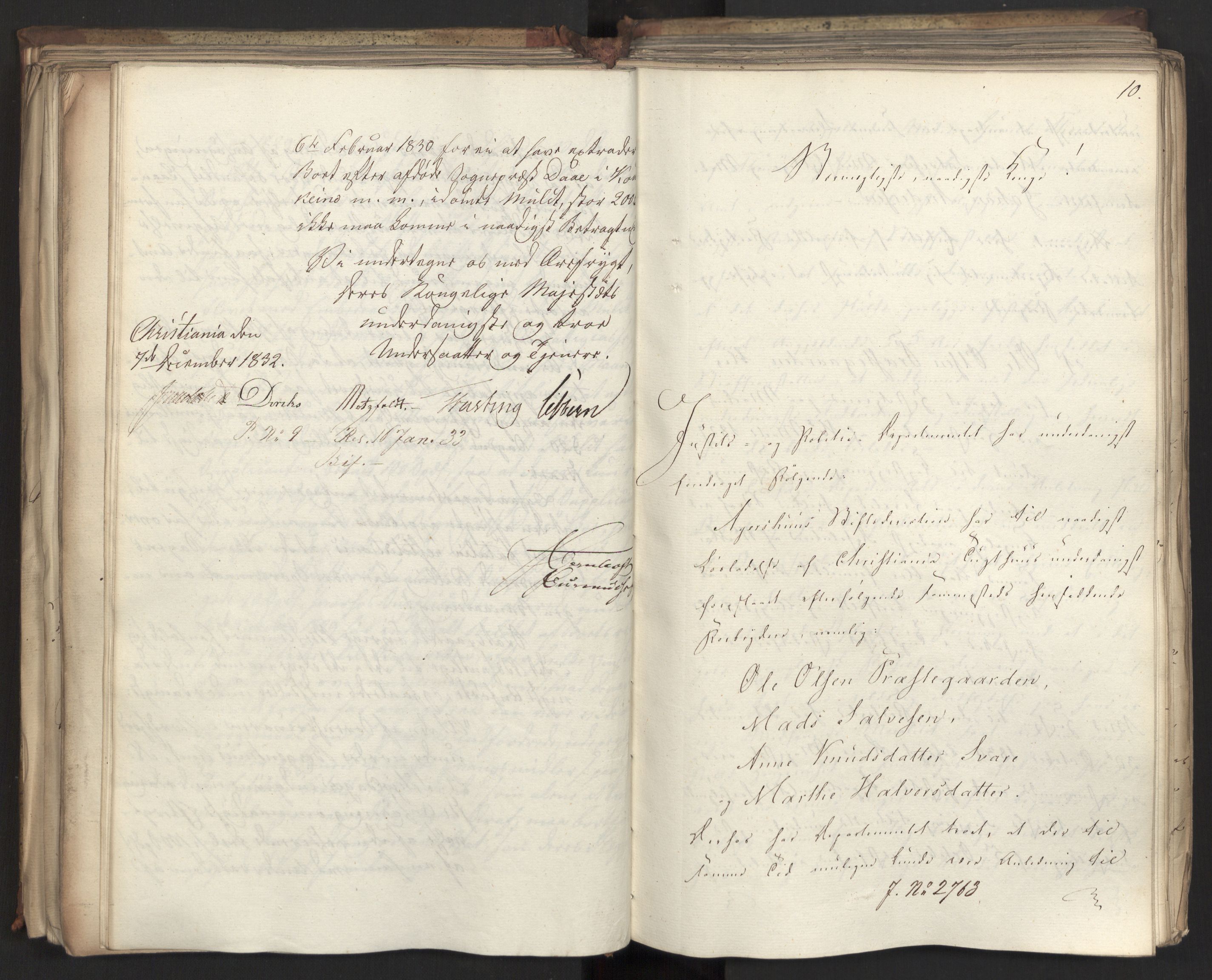 Statsrådsavdelingen i Stockholm, AV/RA-S-1003/D/Da/L0081: Regjeringsinnstillinger nr. 2700-2857, 1832, s. 228