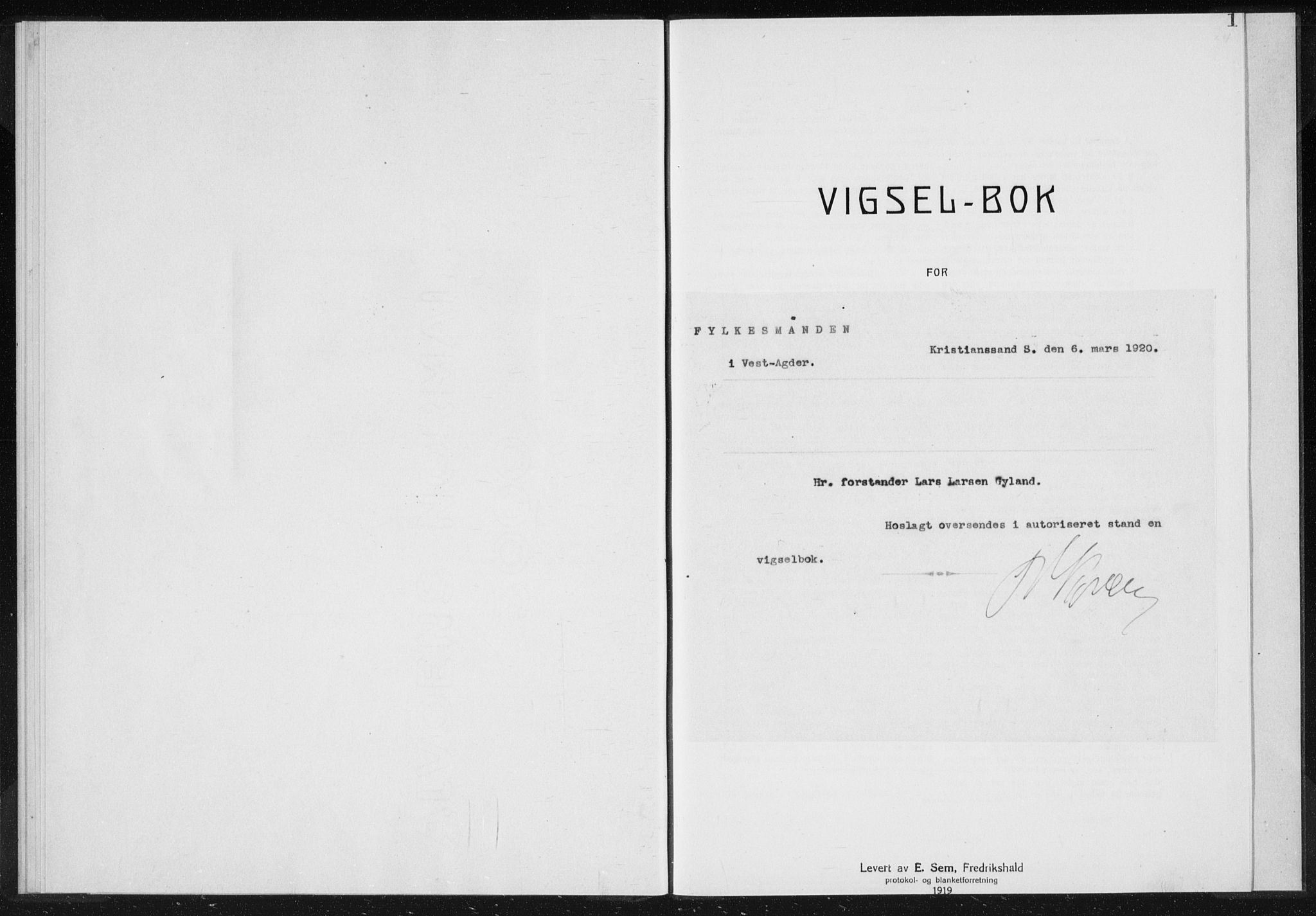 Baptistmenigheten i Gyland, AV/SAK-1292-0003/F/Fa/L0001: Dissenterprotokoll nr. F 1, 1902-1937, s. 1