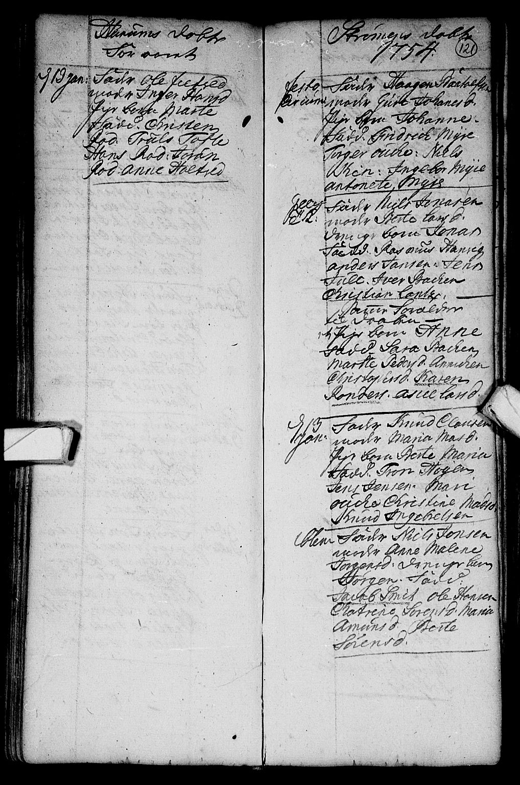 Hurum kirkebøker, SAKO/A-229/F/Fa/L0002: Ministerialbok nr. 2, 1733-1757, s. 121